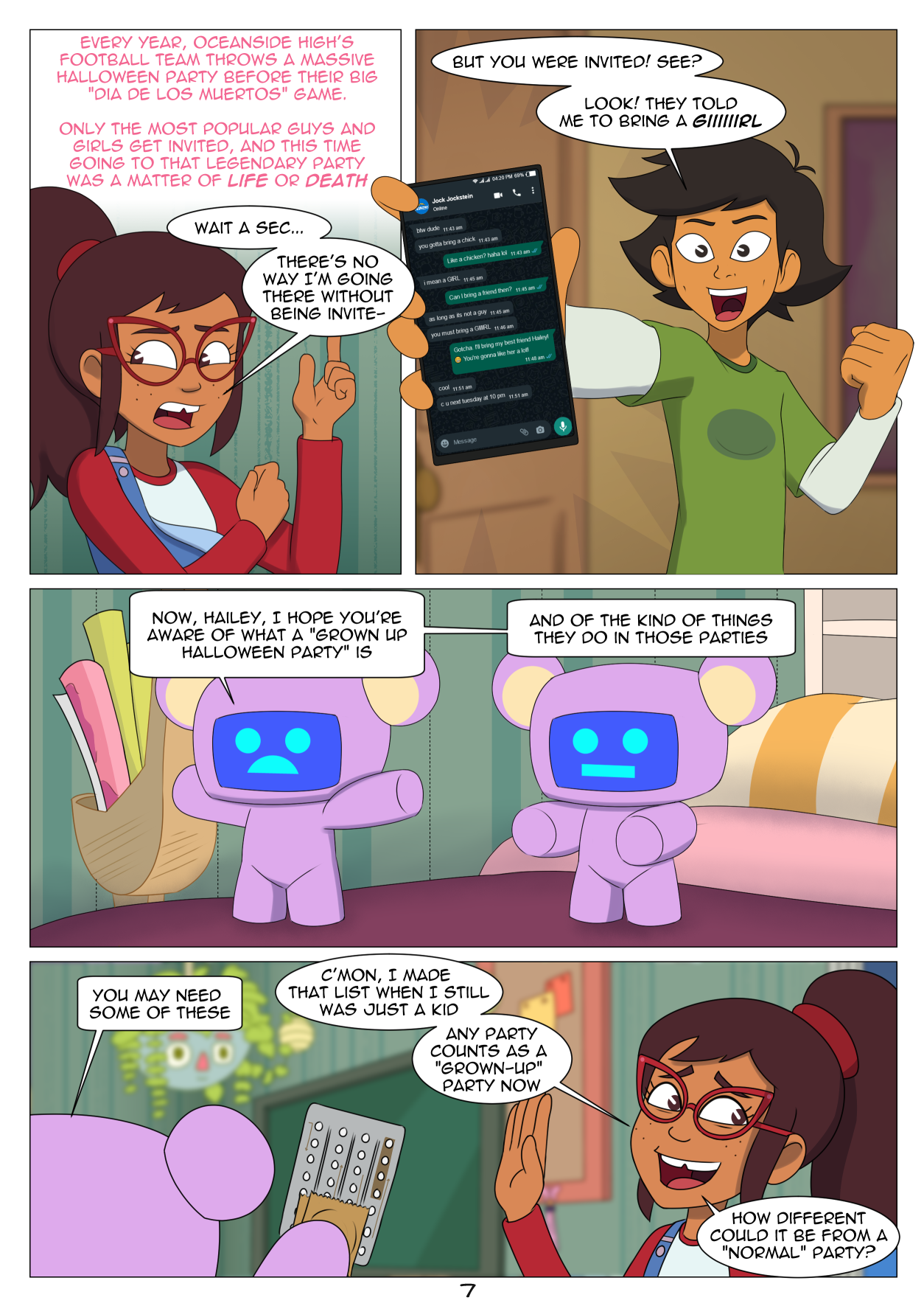 Hailey's Cumtastic Halloween Fiestavaganza porn comic picture 4