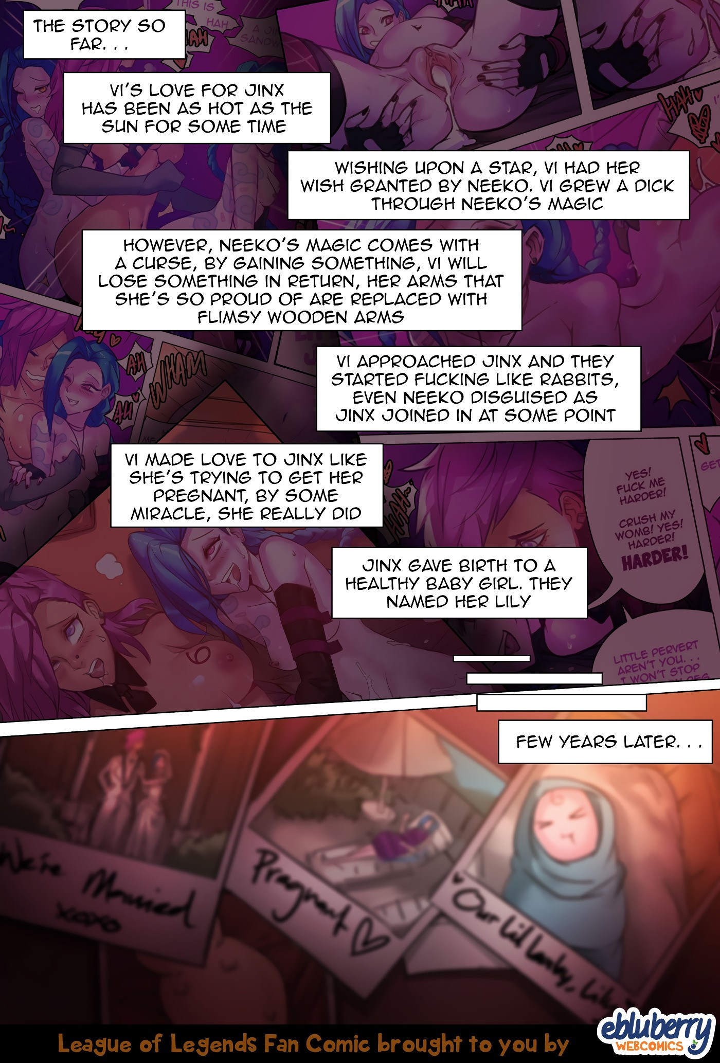 Jinx x Vi x Jinx 2 porn comic picture 2