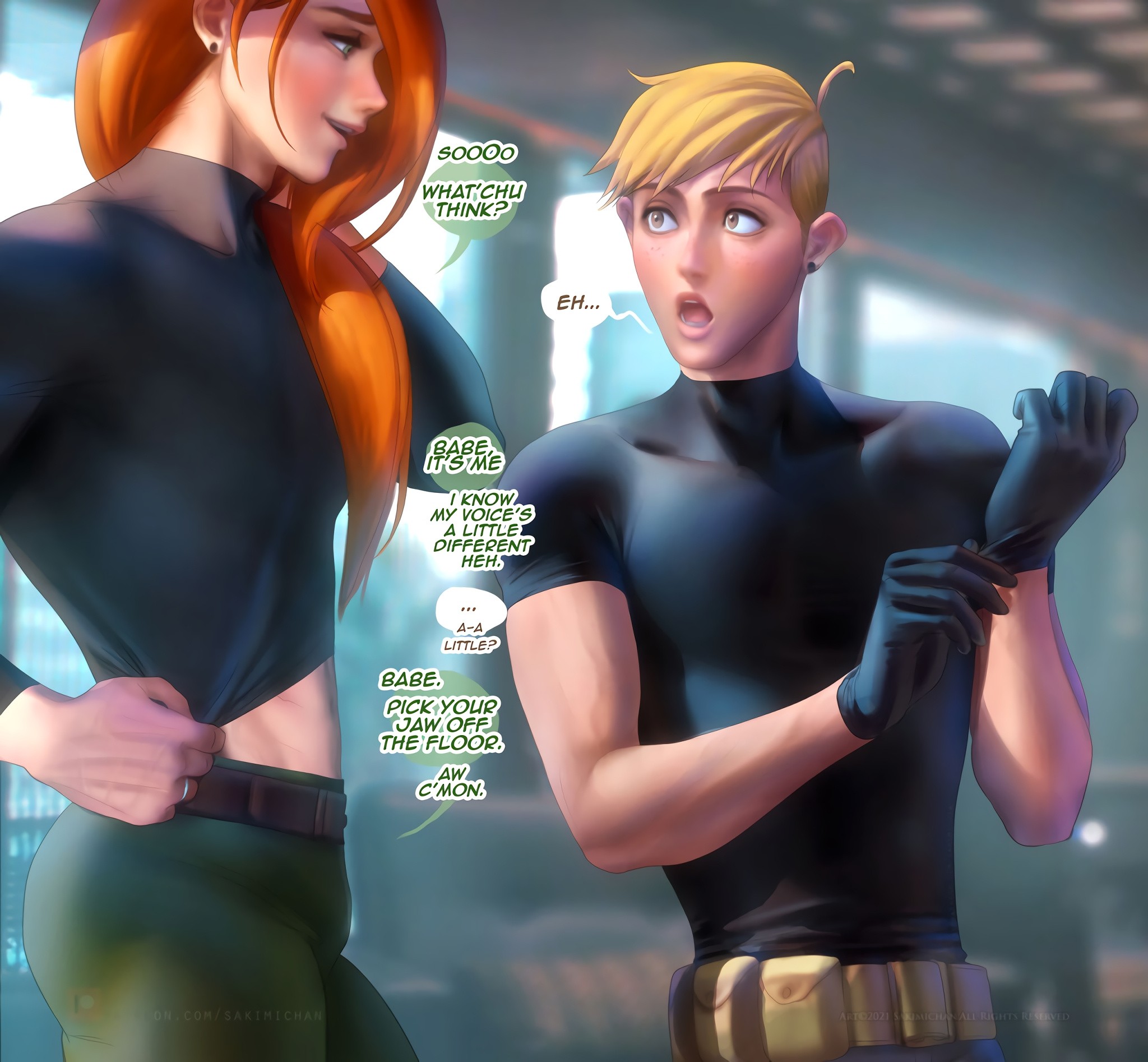 Kim’s New Gadget porn comic picture 4