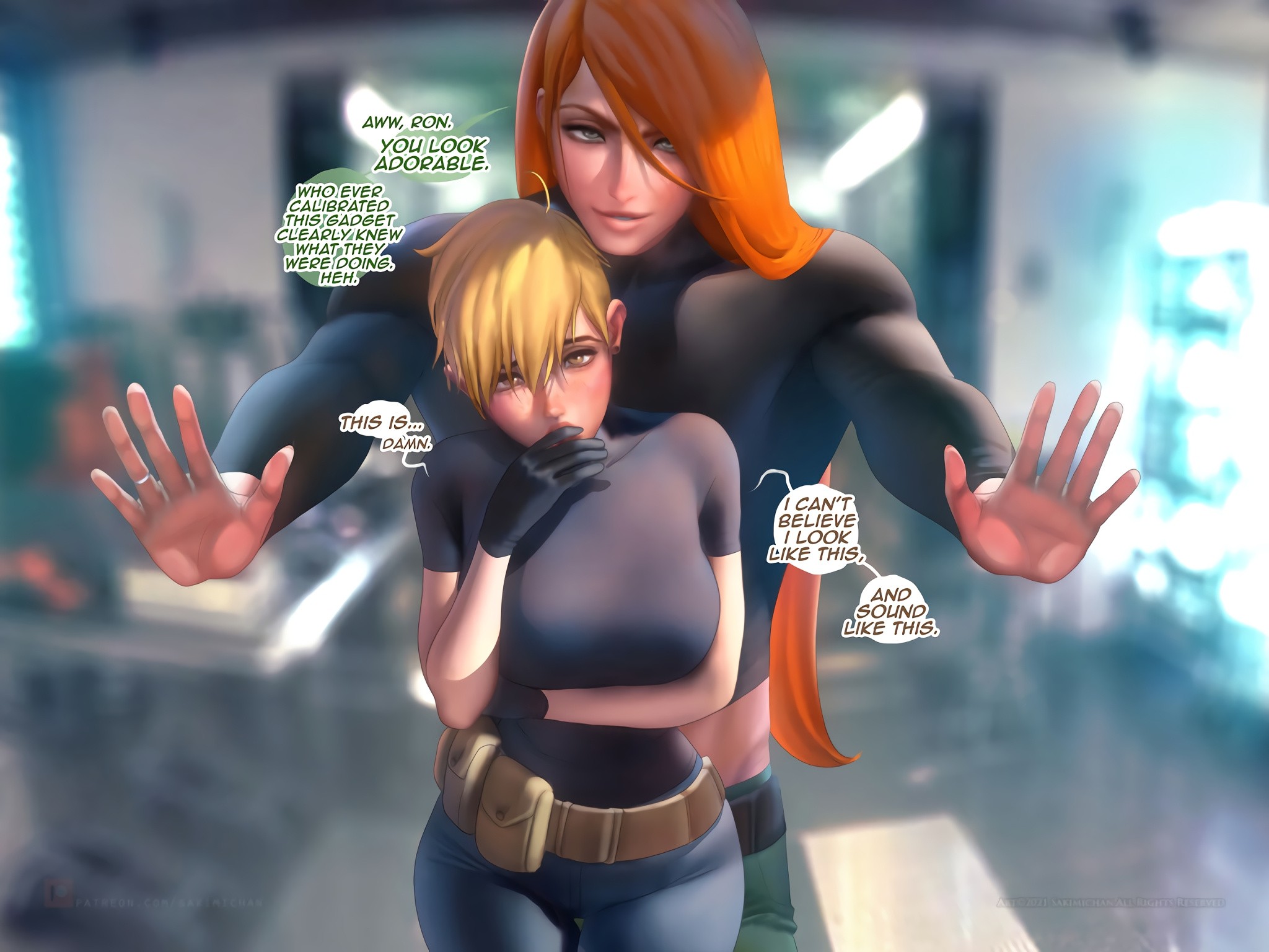 Kim’s New Gadget porn comic picture 7