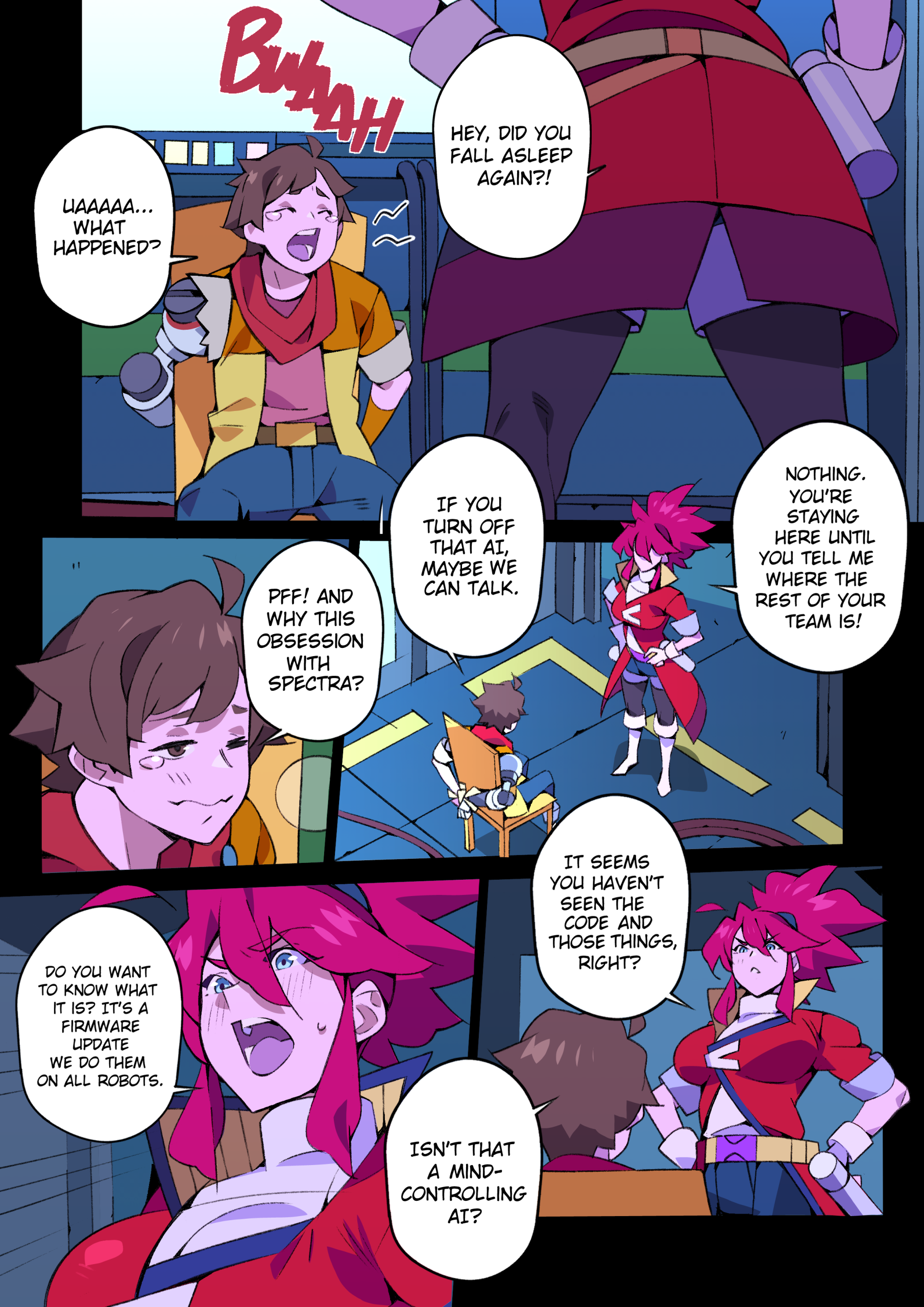 Korsica's Interrogation porn comic picture 3