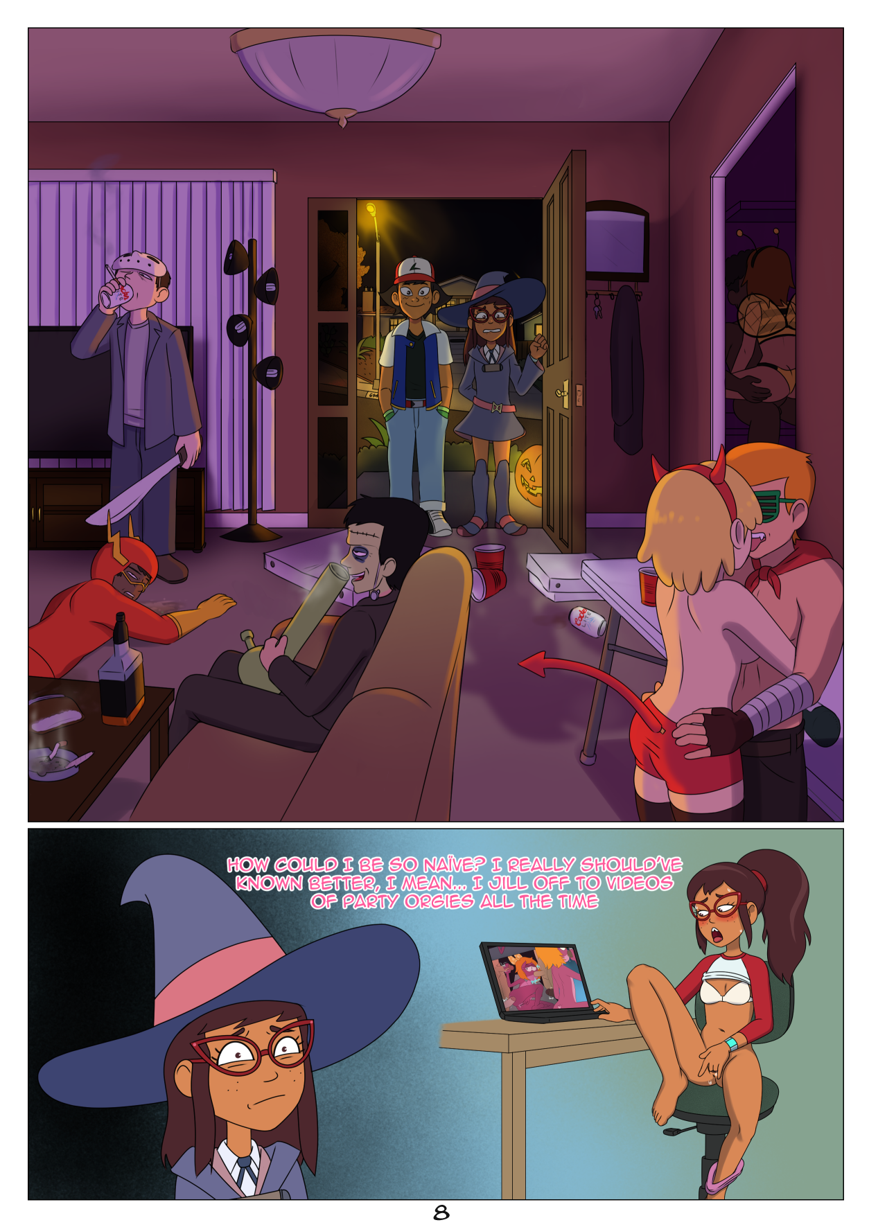 Lewdoween 2023 porn comic picture 10