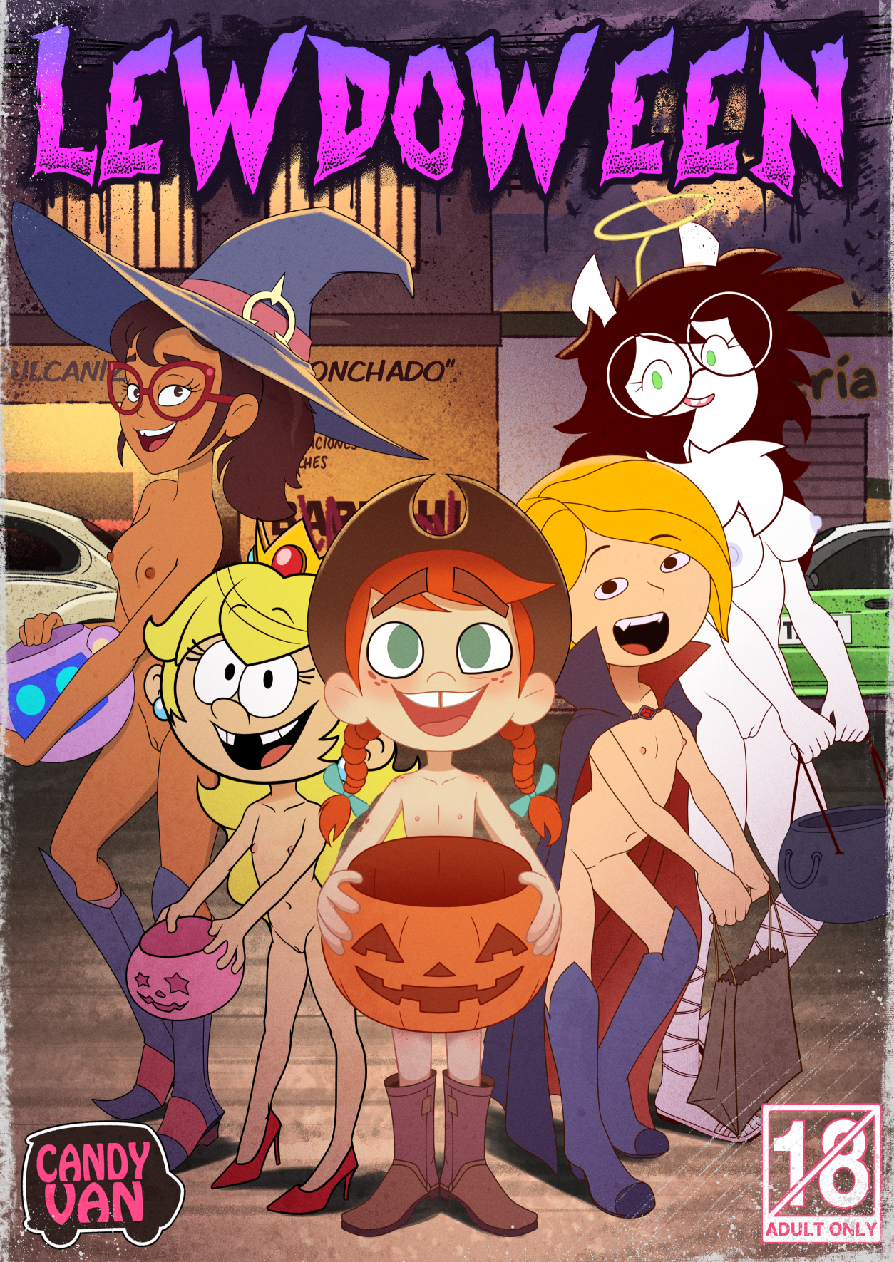 Lewdoween 2023 porn comic picture 2
