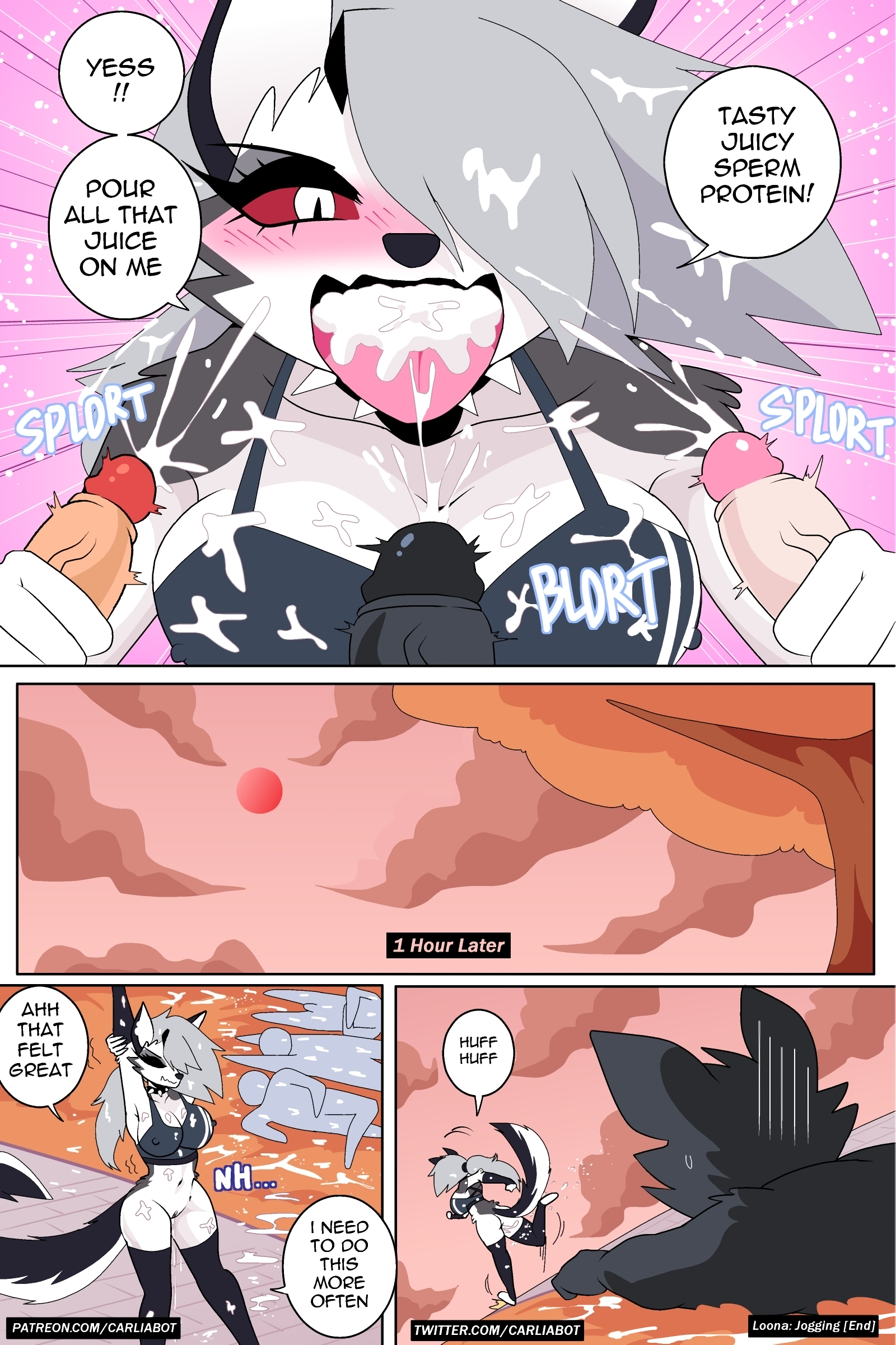 Loona Jogging porn comic picture 8