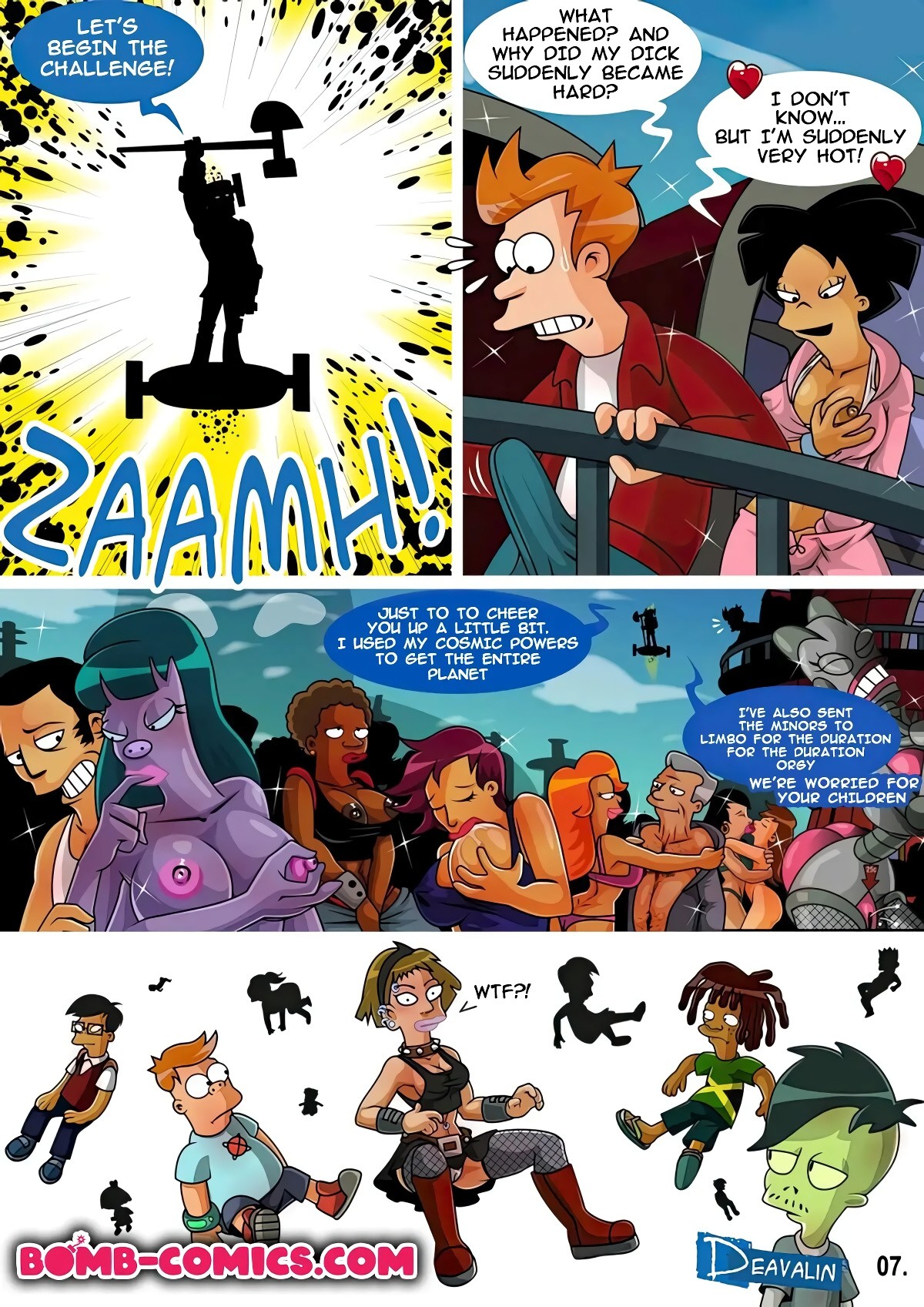 Orgy To Save The Earth porn comic picture 8