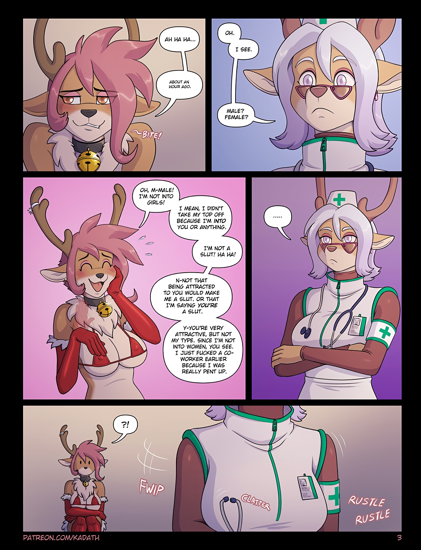 Risky Reindeer Games 2 porn comic picture 3