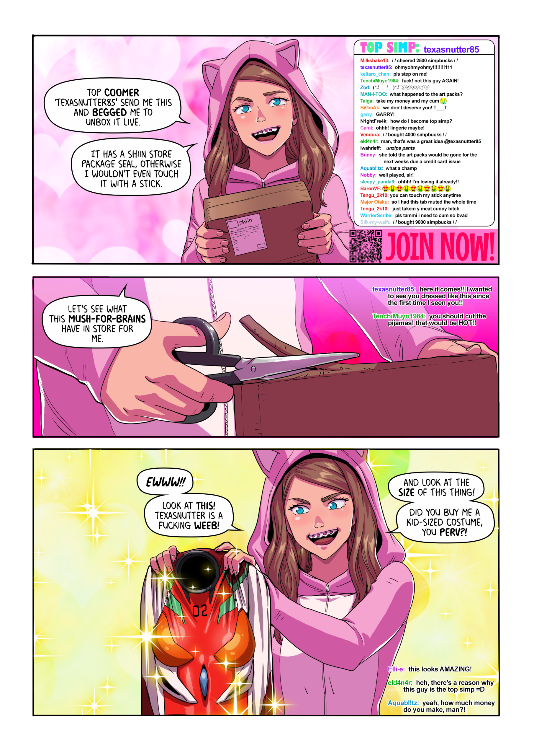 Super Tammy Cam Show porn comic picture 2