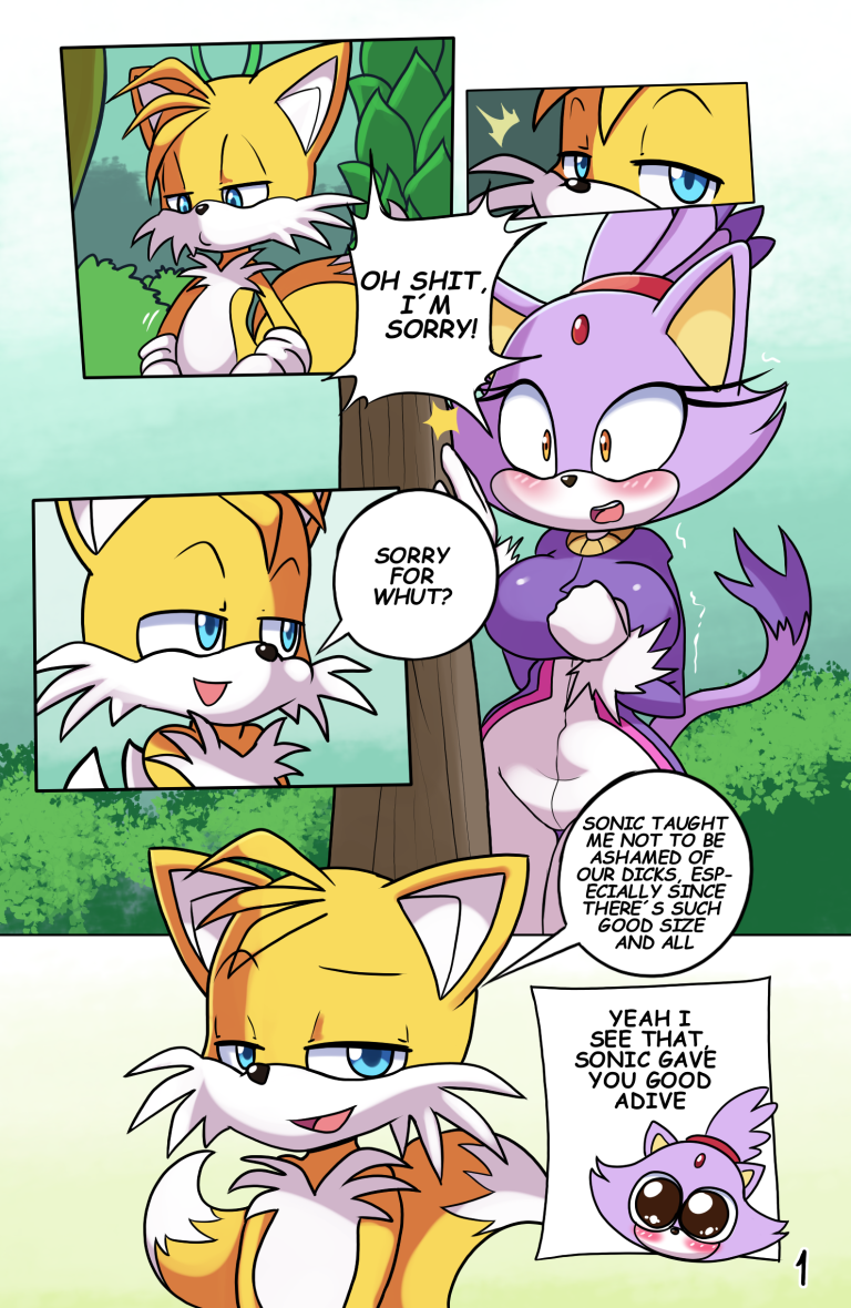 Tails Rush'd Blazy Mix porn comic picture 1