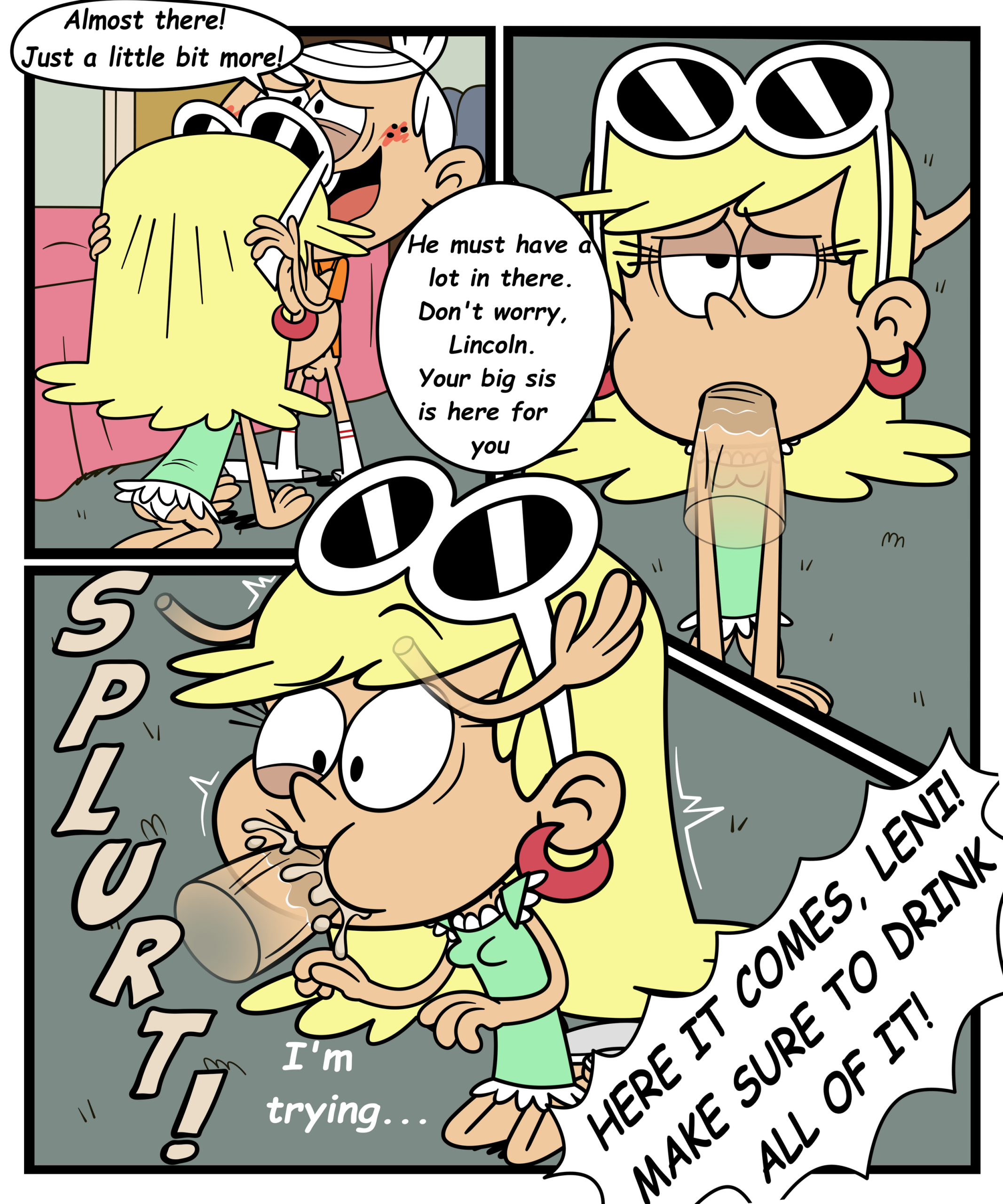 The Loud House Training Leni porn comic picture 3