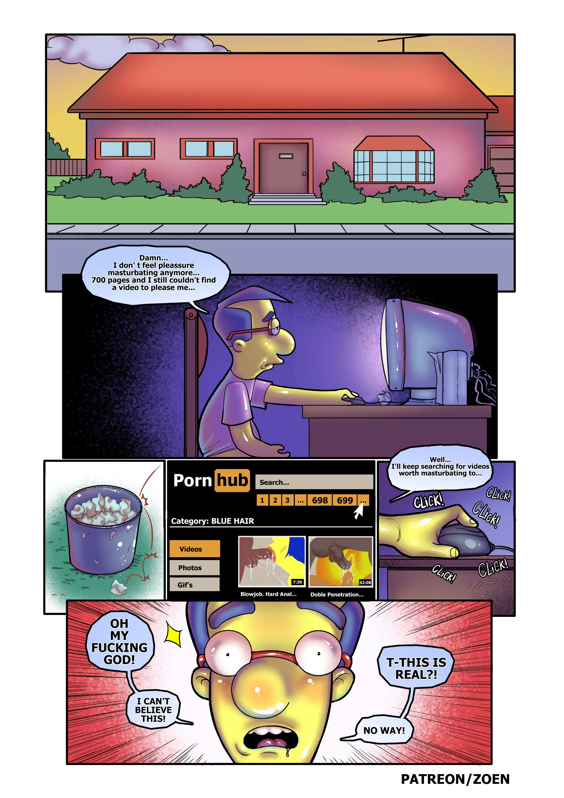 The Simpsons My Best Friend's Mom porn comic picture 2