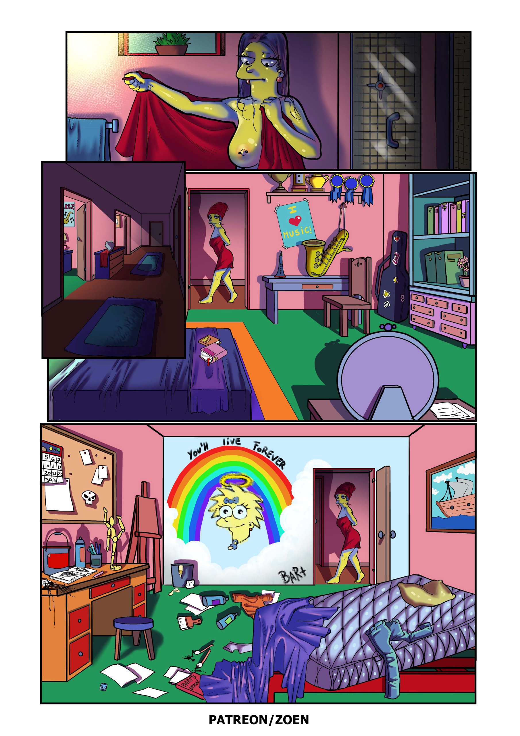 The Simpsons My Best Friend's Mom porn comic picture 23