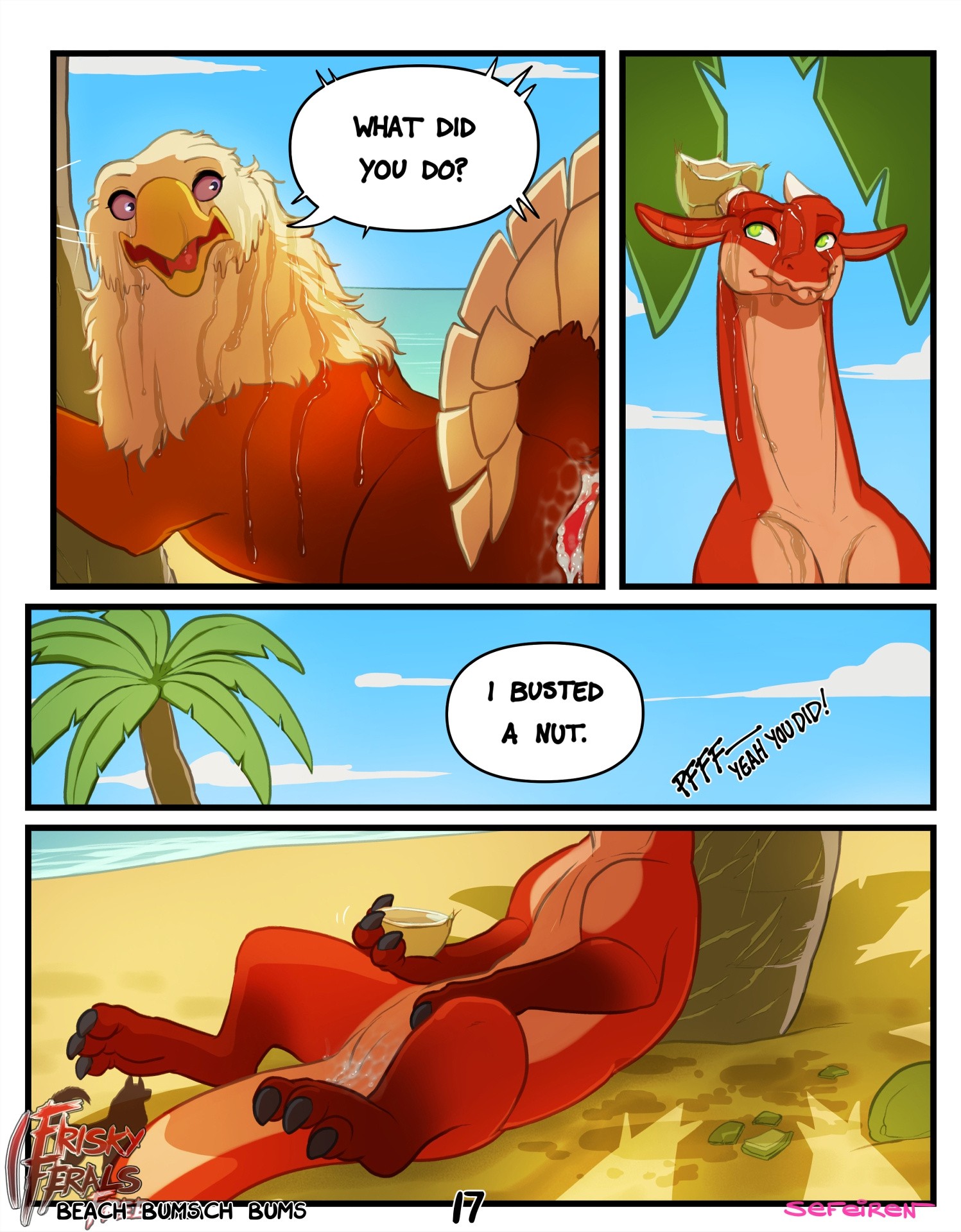 Frisky Ferals - Beach Bums porn comic picture 17