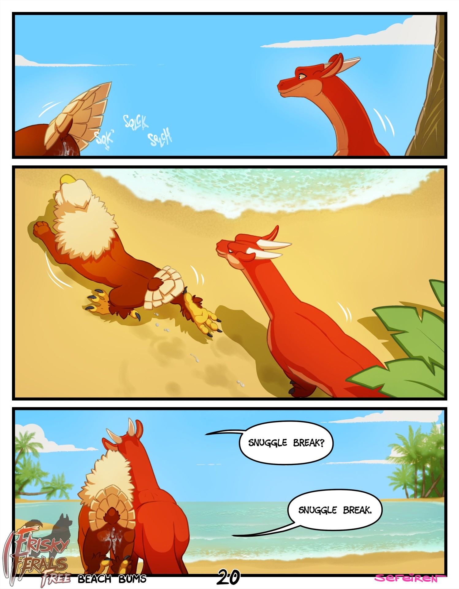 Frisky Ferals - Beach Bums porn comic picture 20