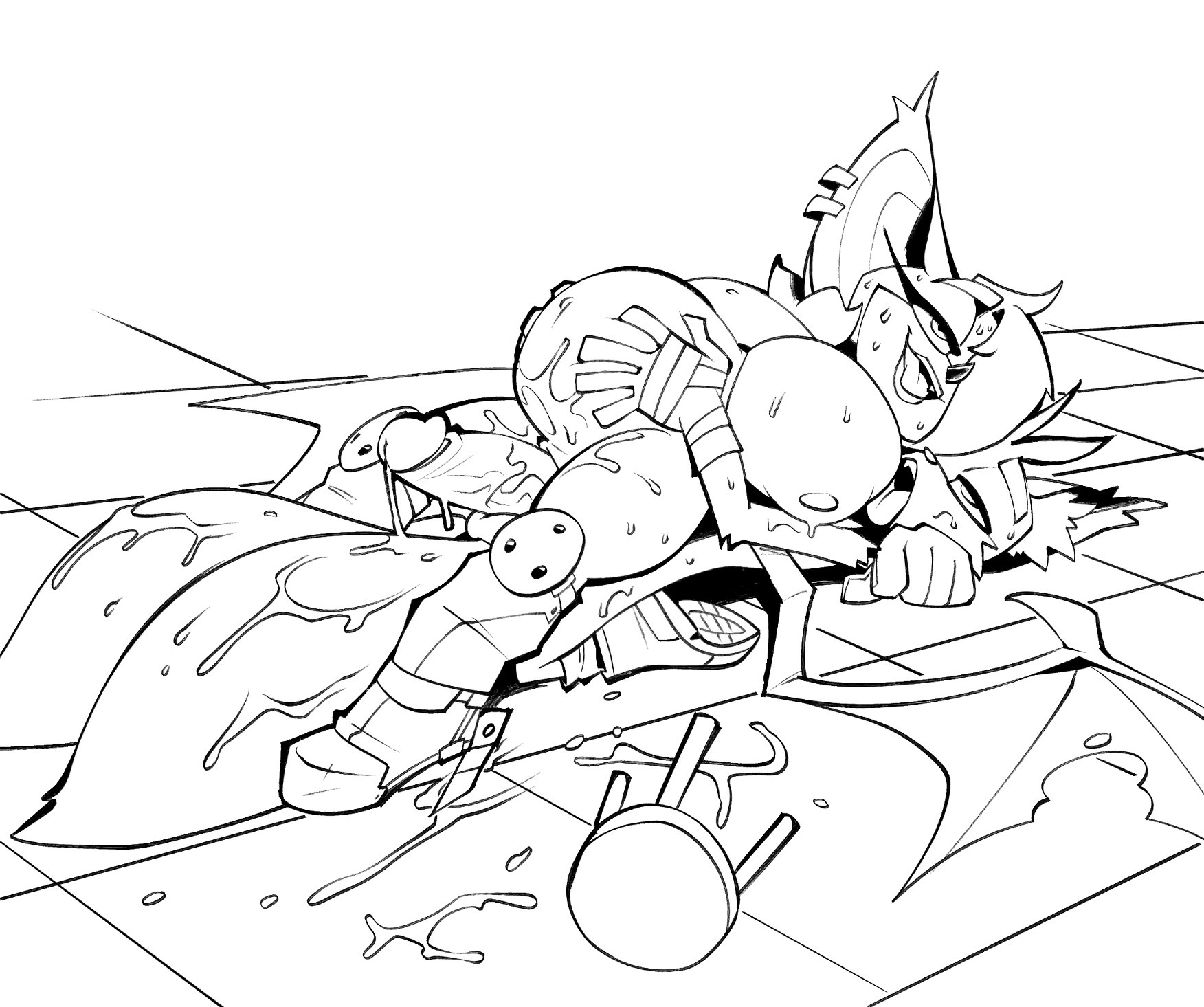 Let Them Fight porn comic picture 156