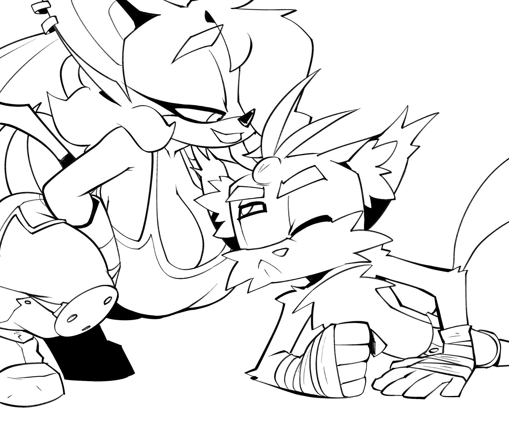 Let Them Fight porn comic picture 34
