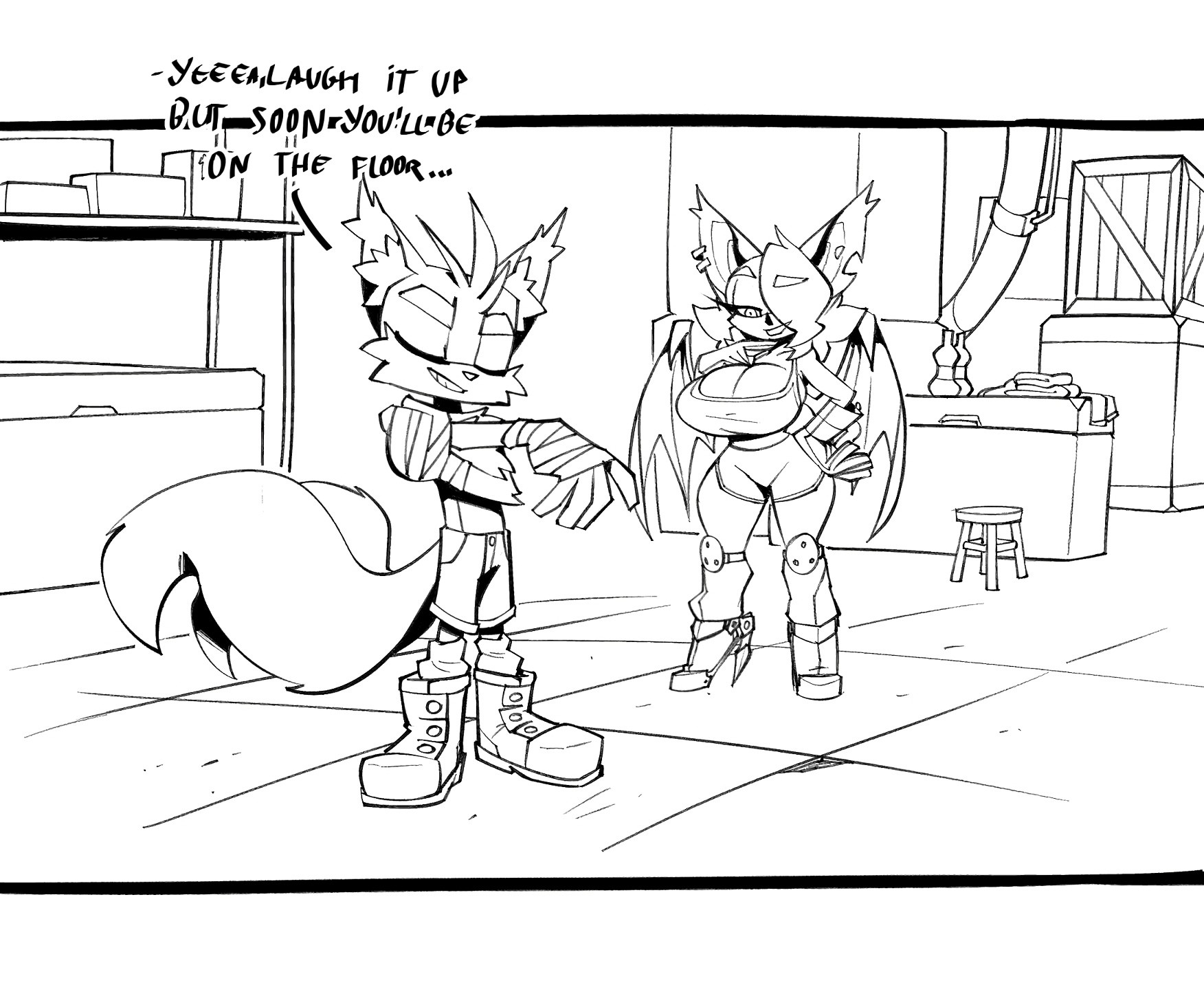 Let Them Fight porn comic picture 5