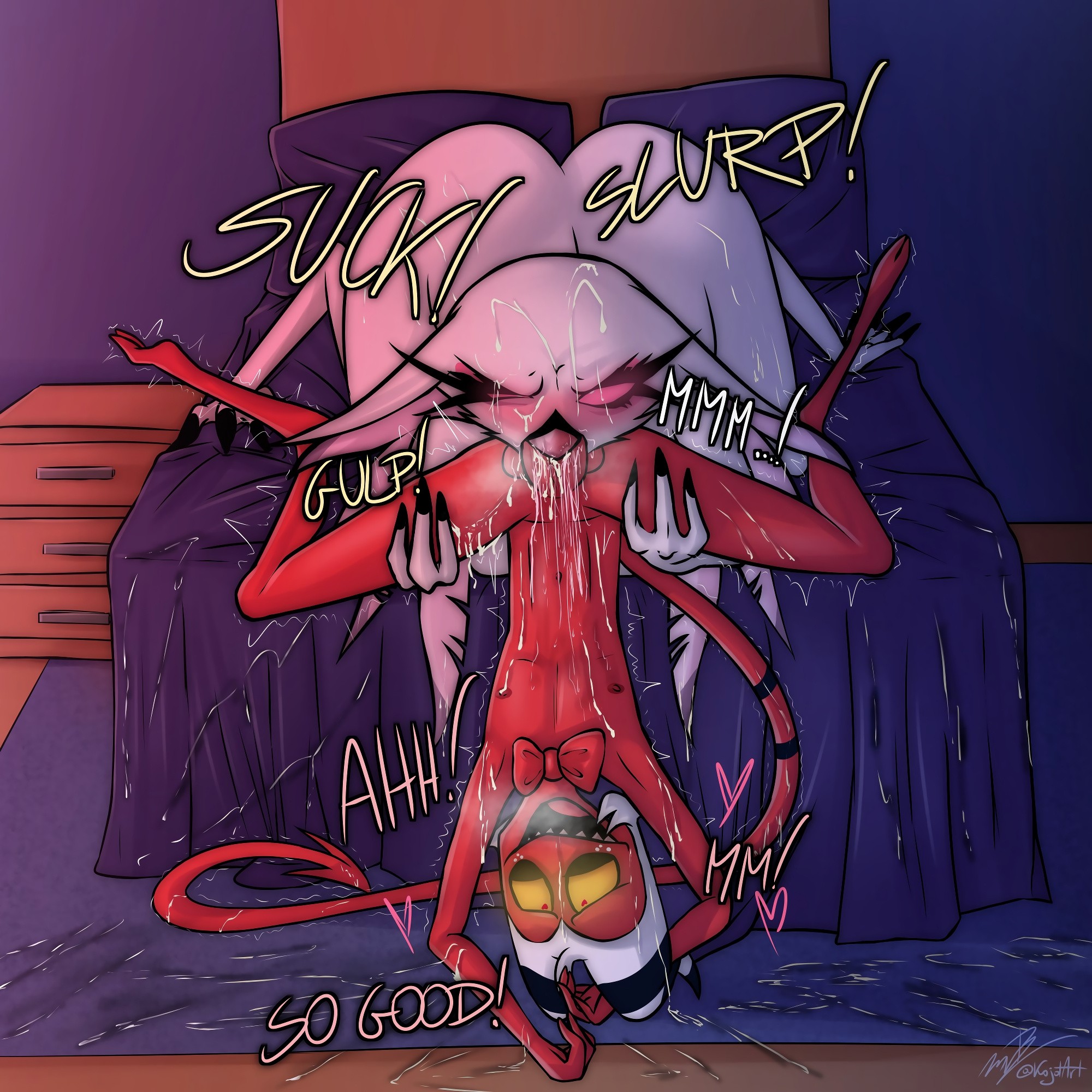Moxxie and Stella at the motel porn comic picture 5