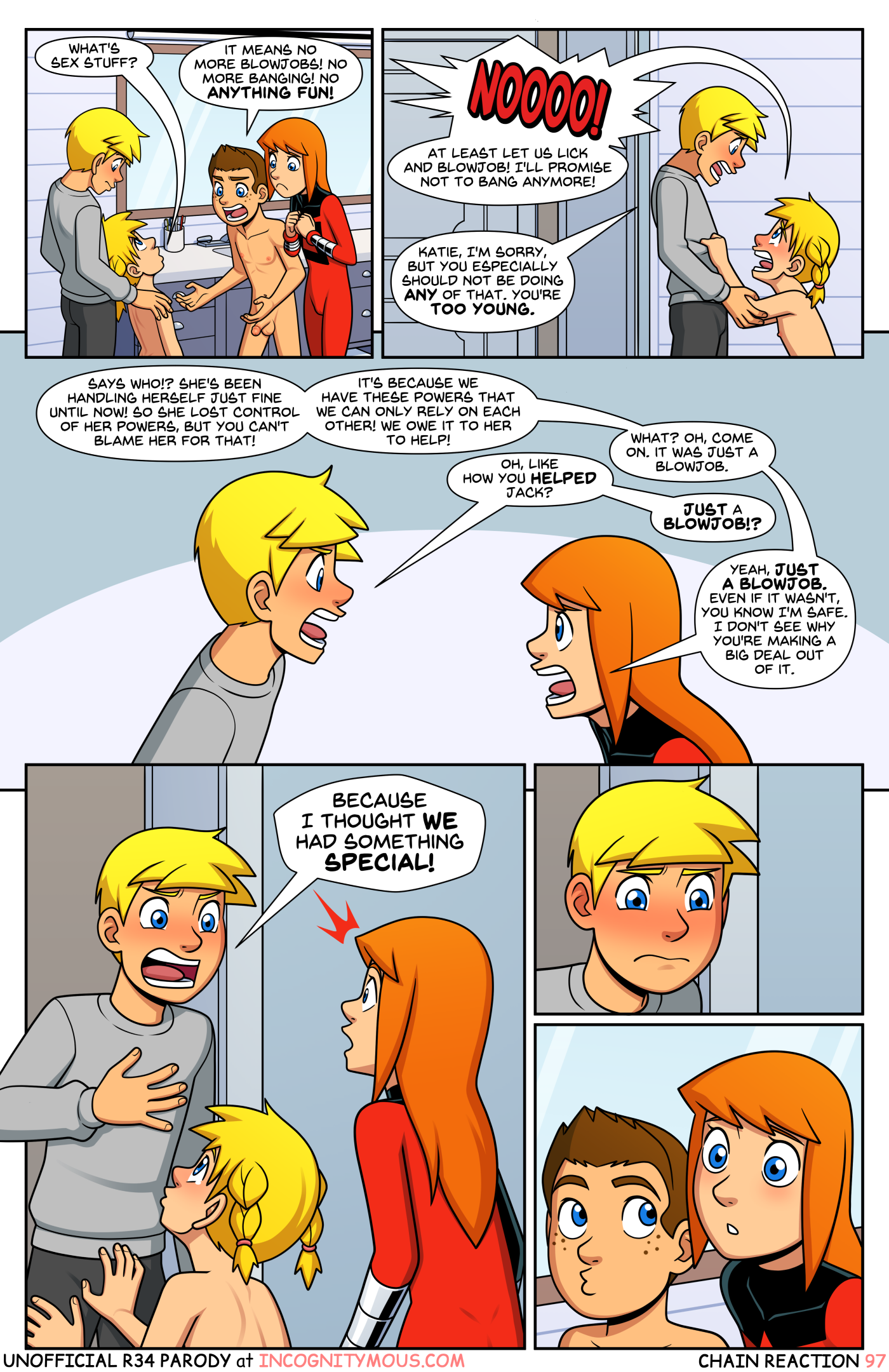 Power Pack - Chain Reaction Part 3 porn comic picture 3