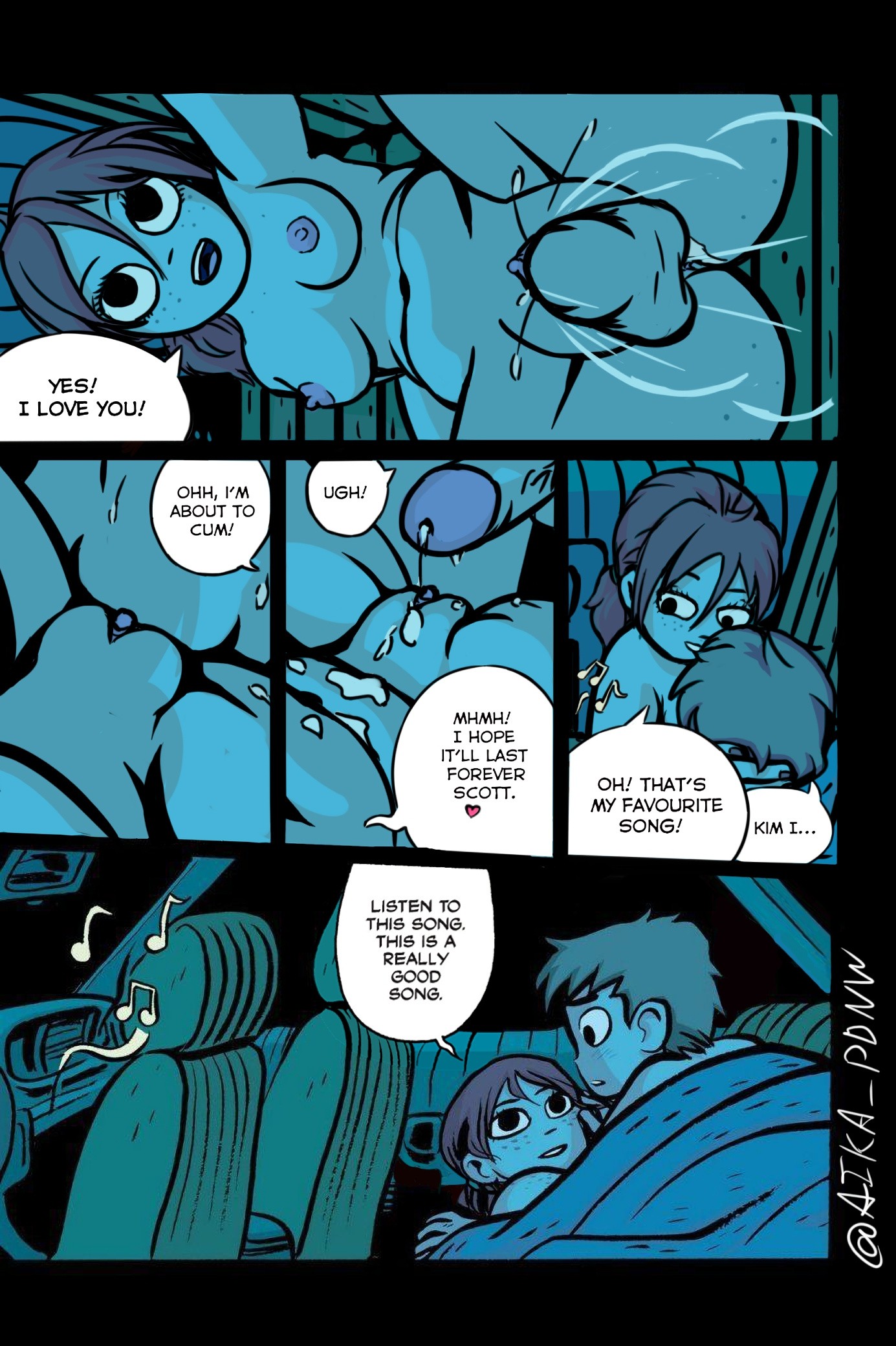 Scott Pilgrim Inbetweens and What If porn comic picture 5