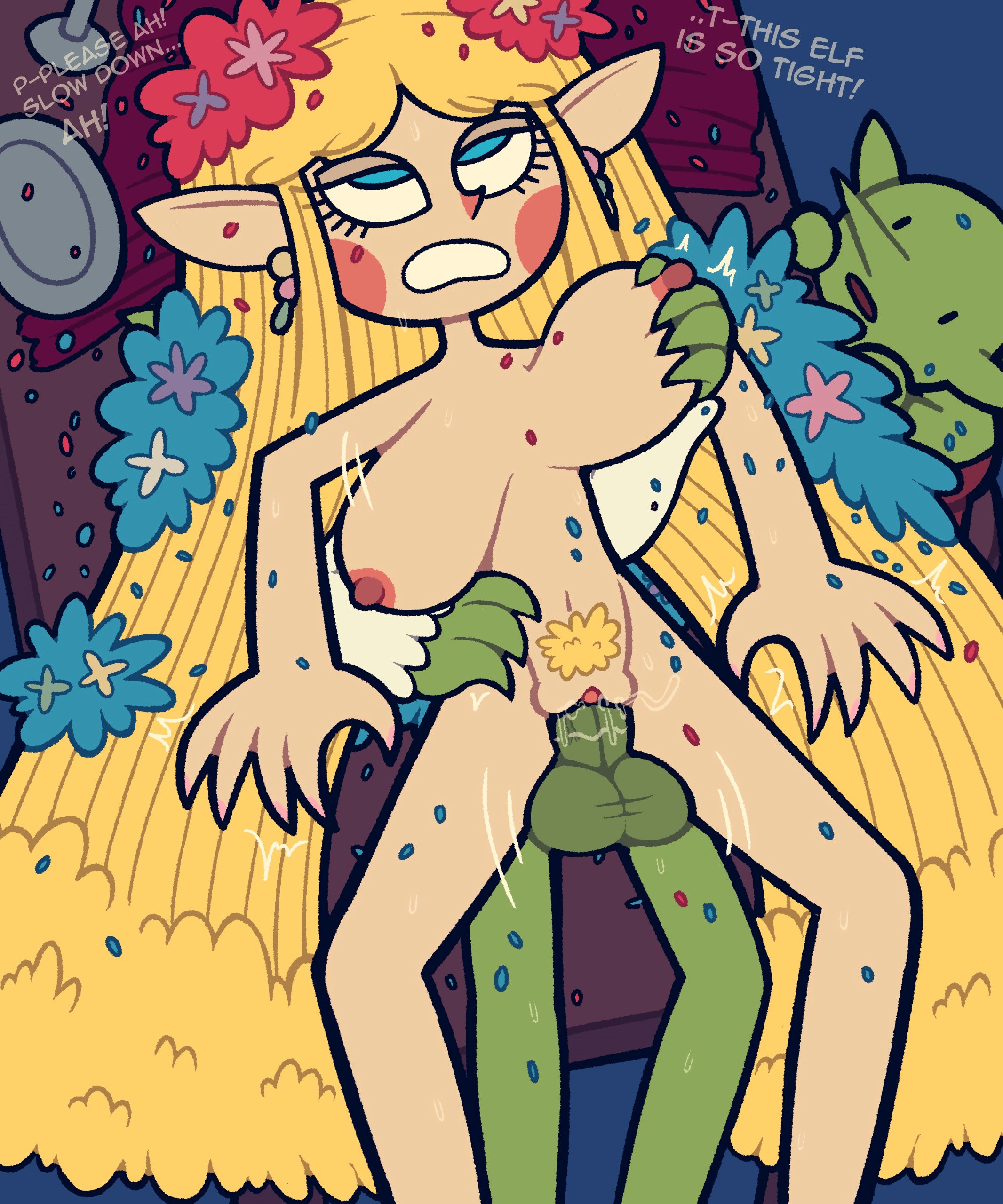 Siohbra the Elf porn comic picture 8