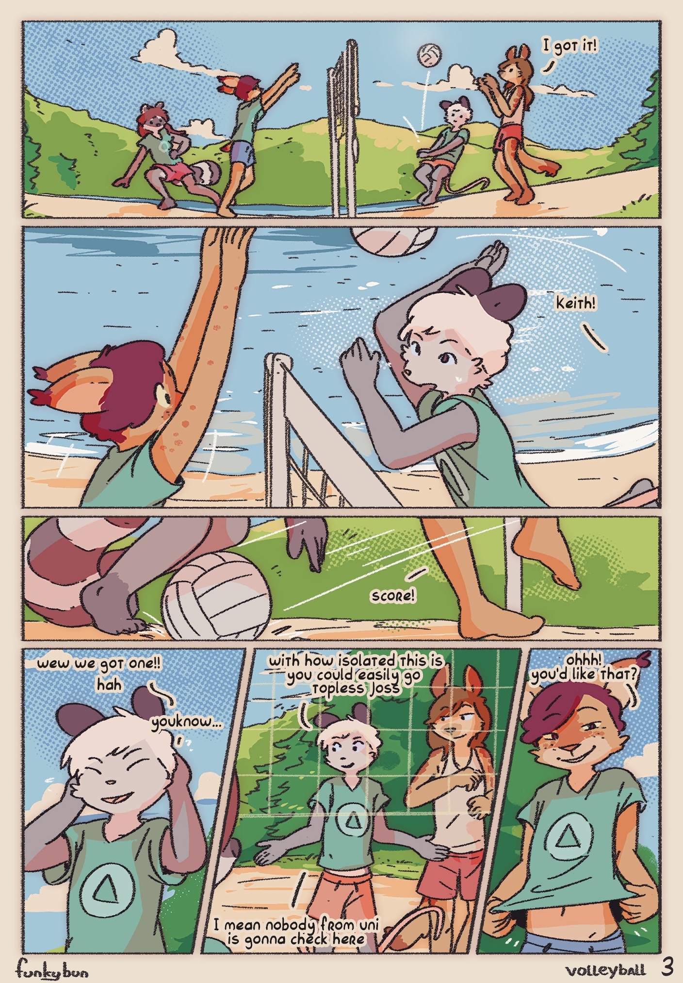 Volleyball porn comic picture 3
