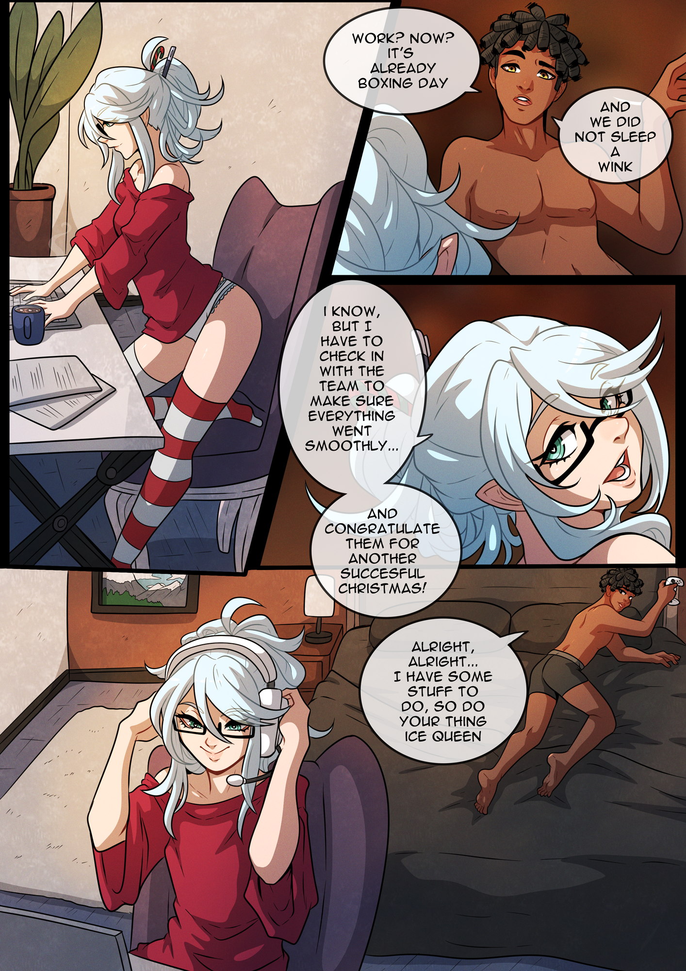 A Very Frosty Holiday porn comic picture 26