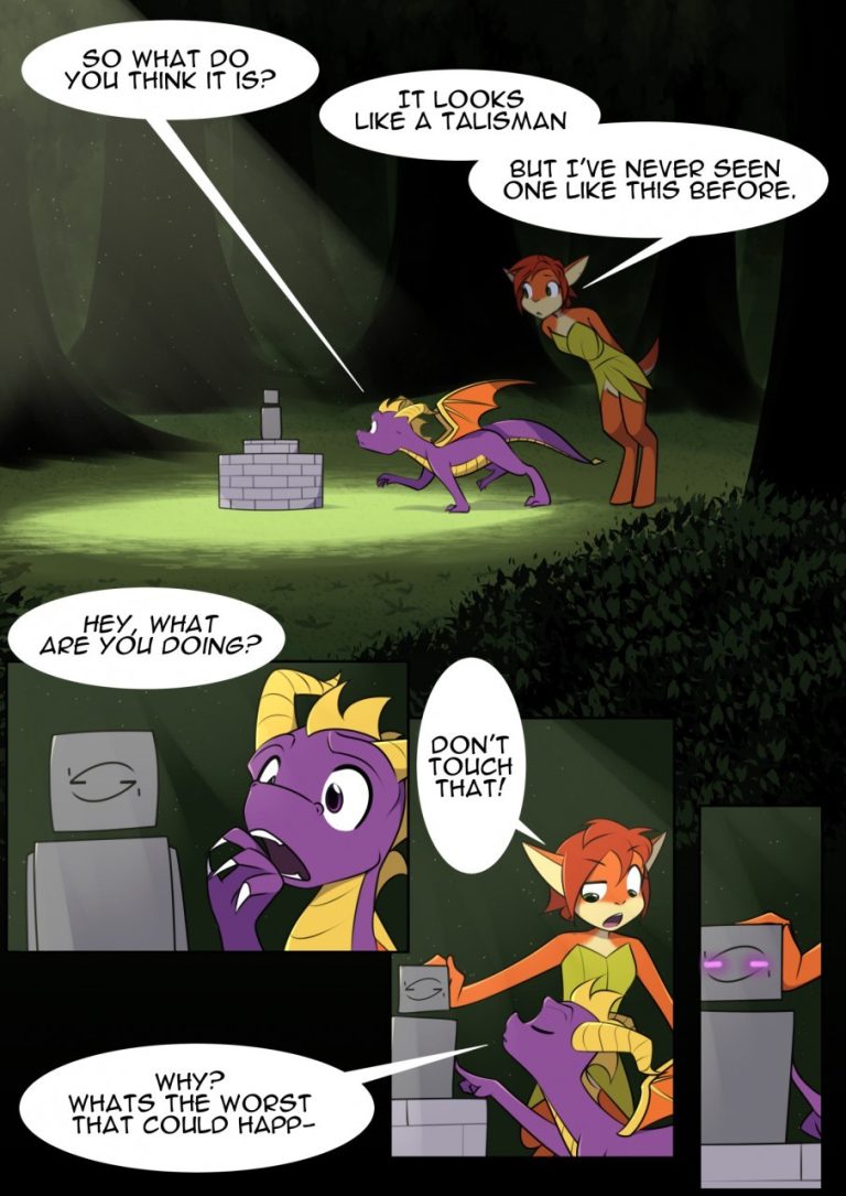 Elora Spyro Body Swap porn comic picture 1