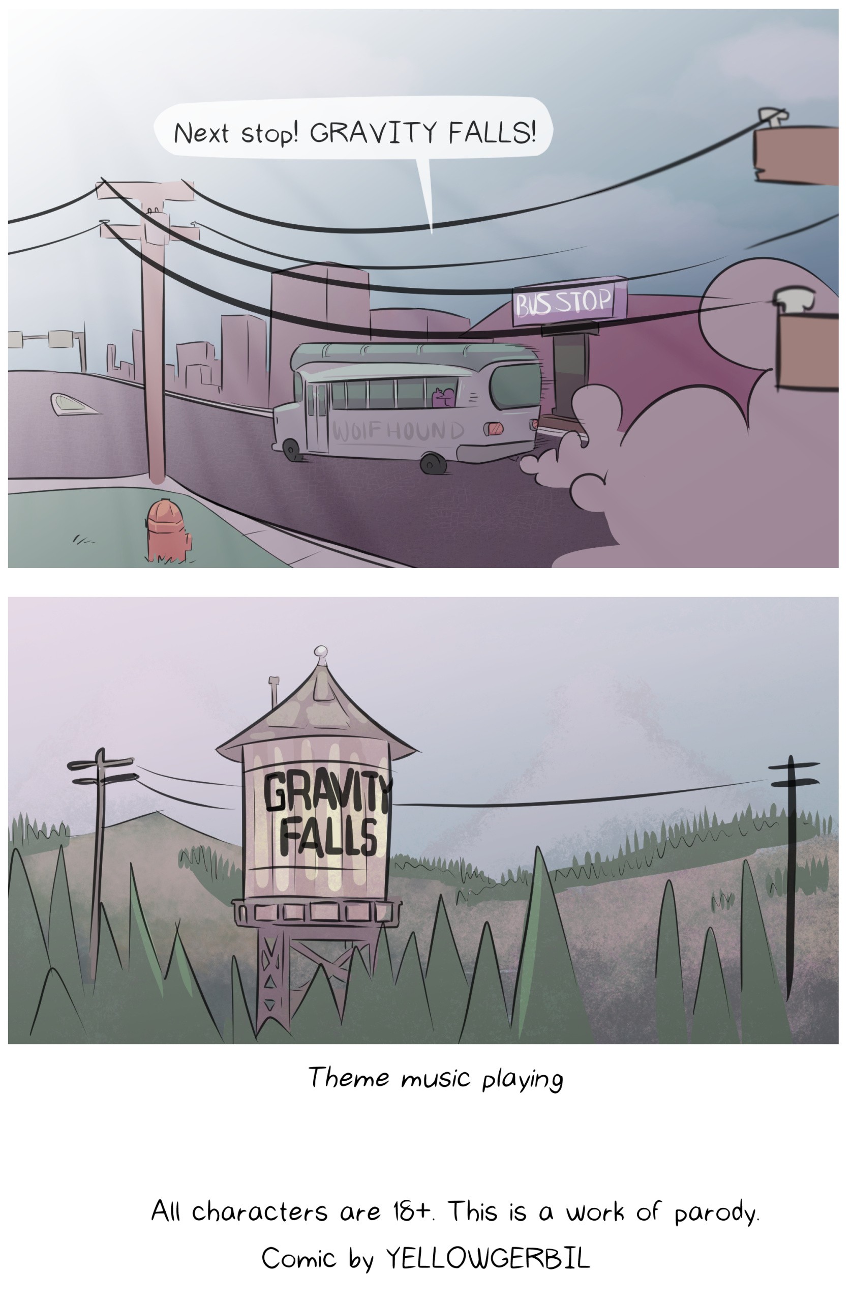 Gravity Falls Porn Parody Ch. 1 porn comic picture 2