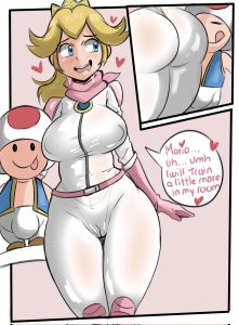 Peach andToad porn comic picture 1