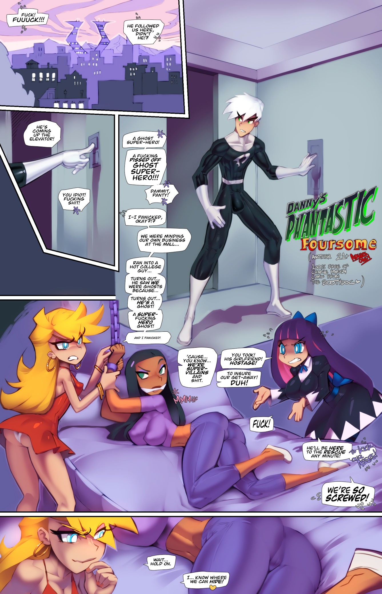 Danny's Phantastic Foursome porn comic picture 1