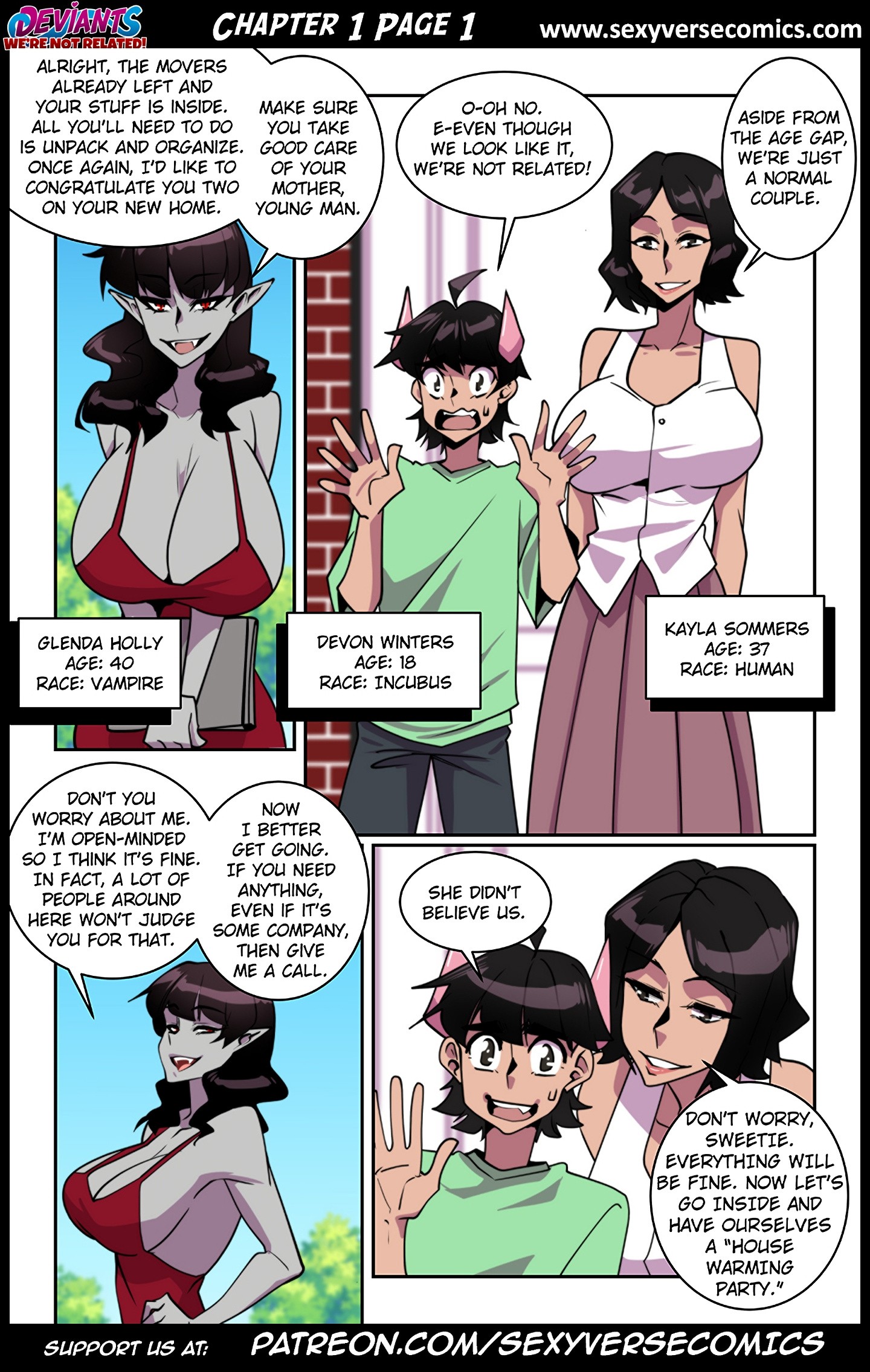 Deviants: We’re Not Related! porn comic picture 2