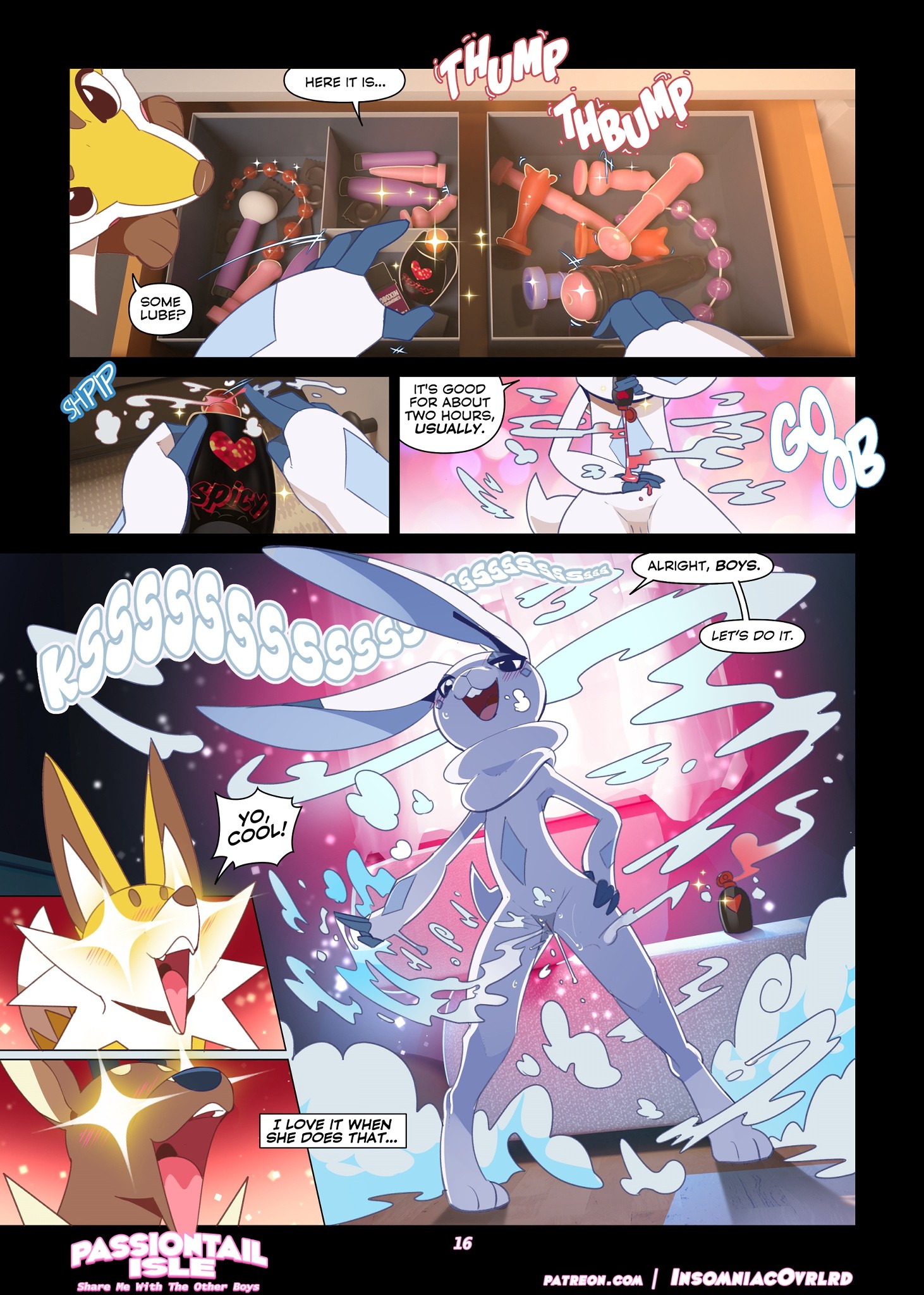 Passiontail Isle: Share Me With The Other Boys porn comic picture 16