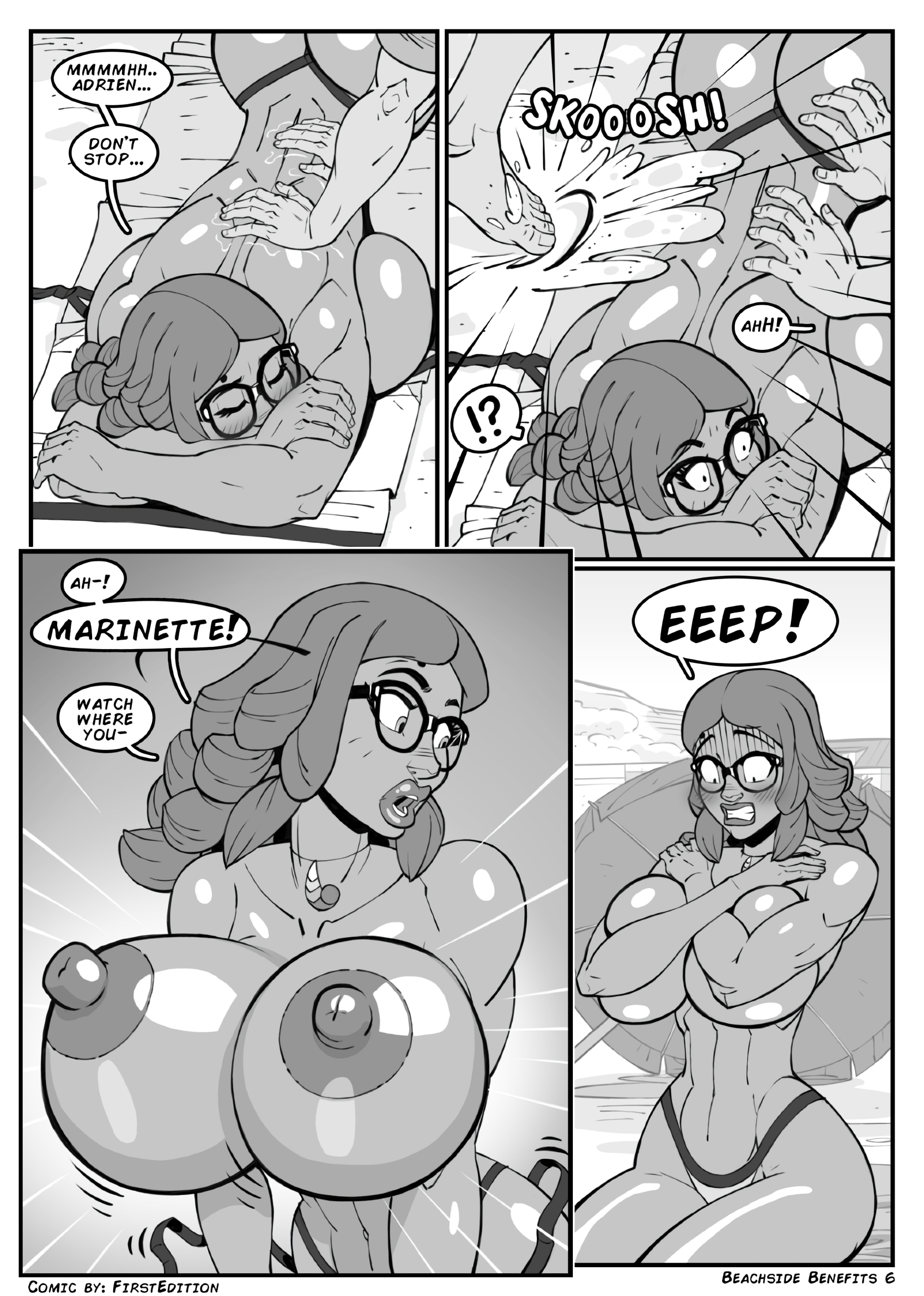 Rena Rouge Beachside Benefits porn comic picture 5