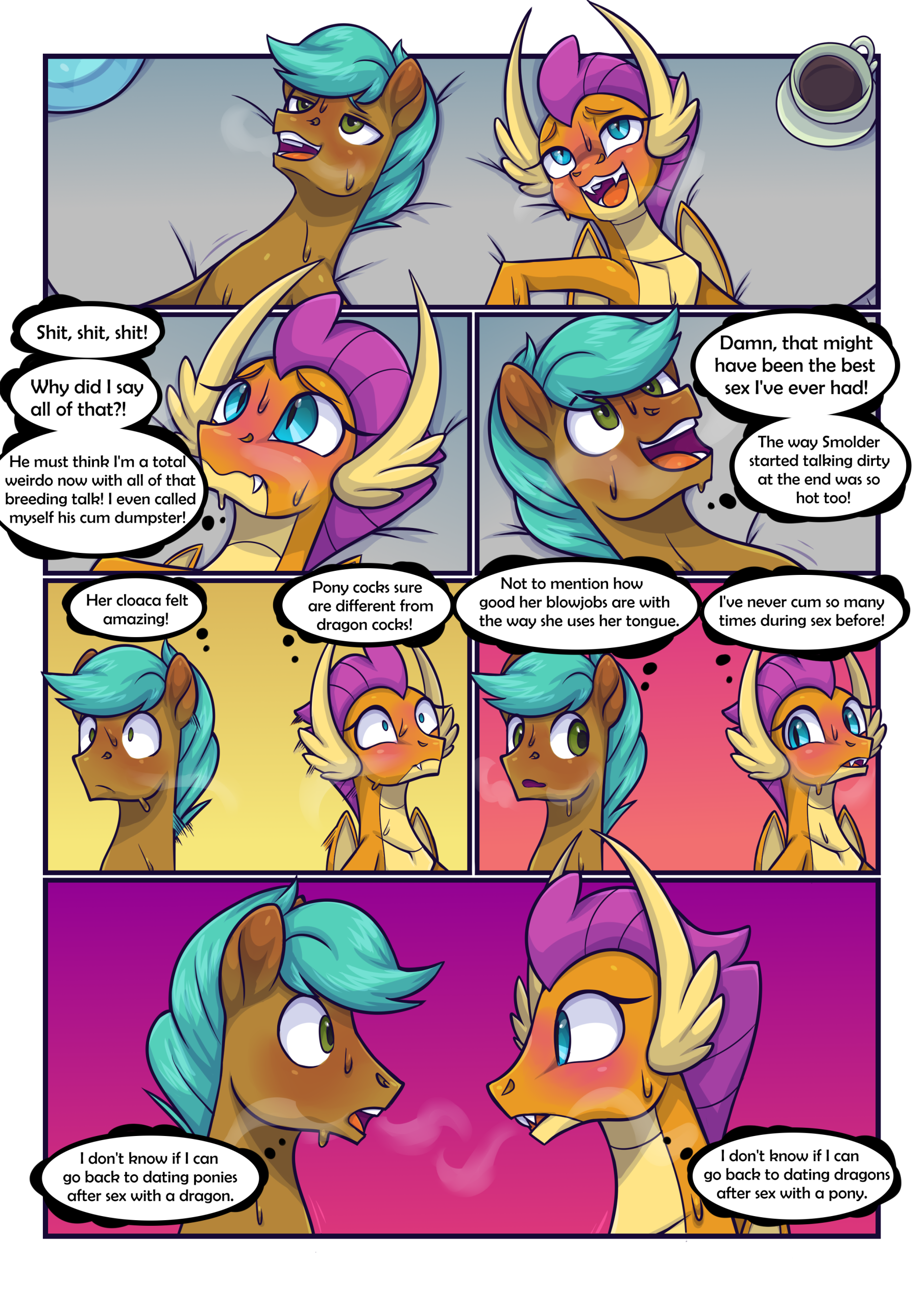 Smolder x OC Comic 2 porn comic picture 6