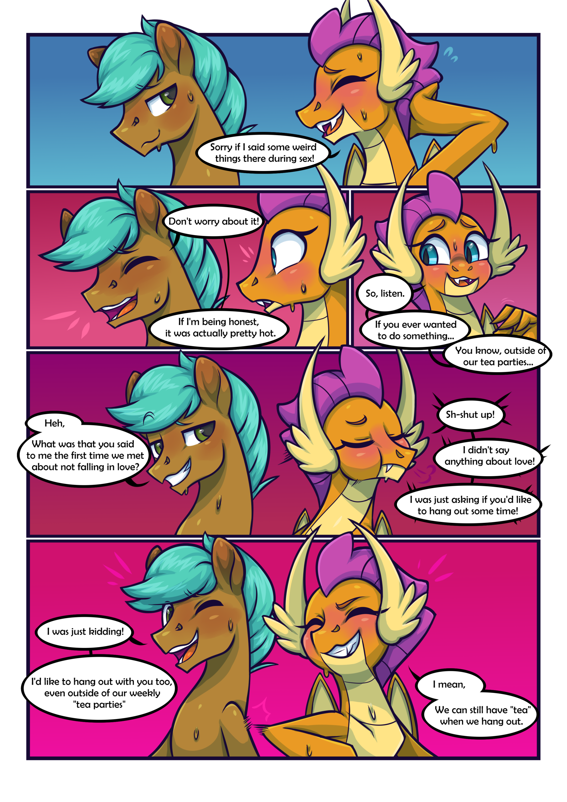 Smolder x OC Comic 2 porn comic picture 7