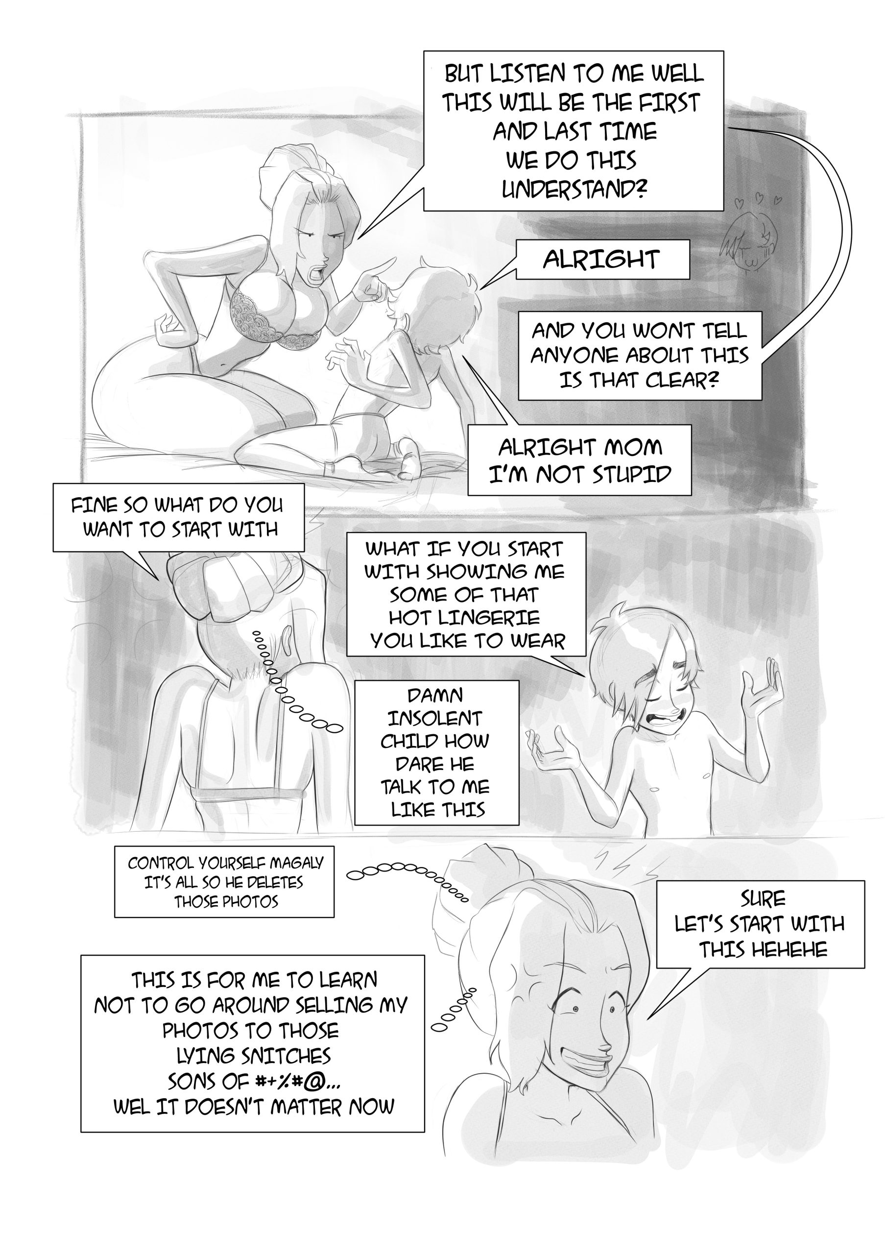 A Night With Mom porn comic picture 17