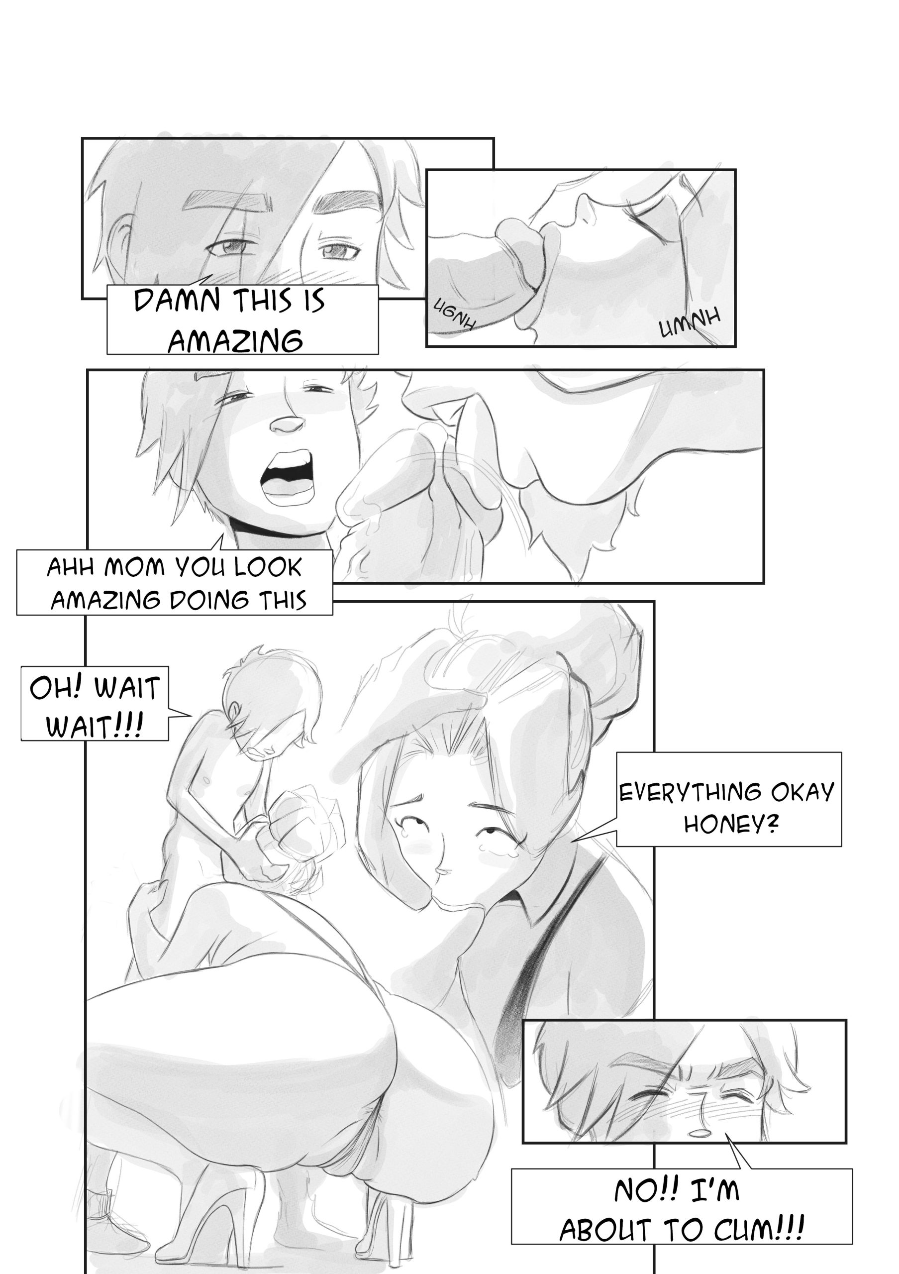 A Night With Mom porn comic picture 25