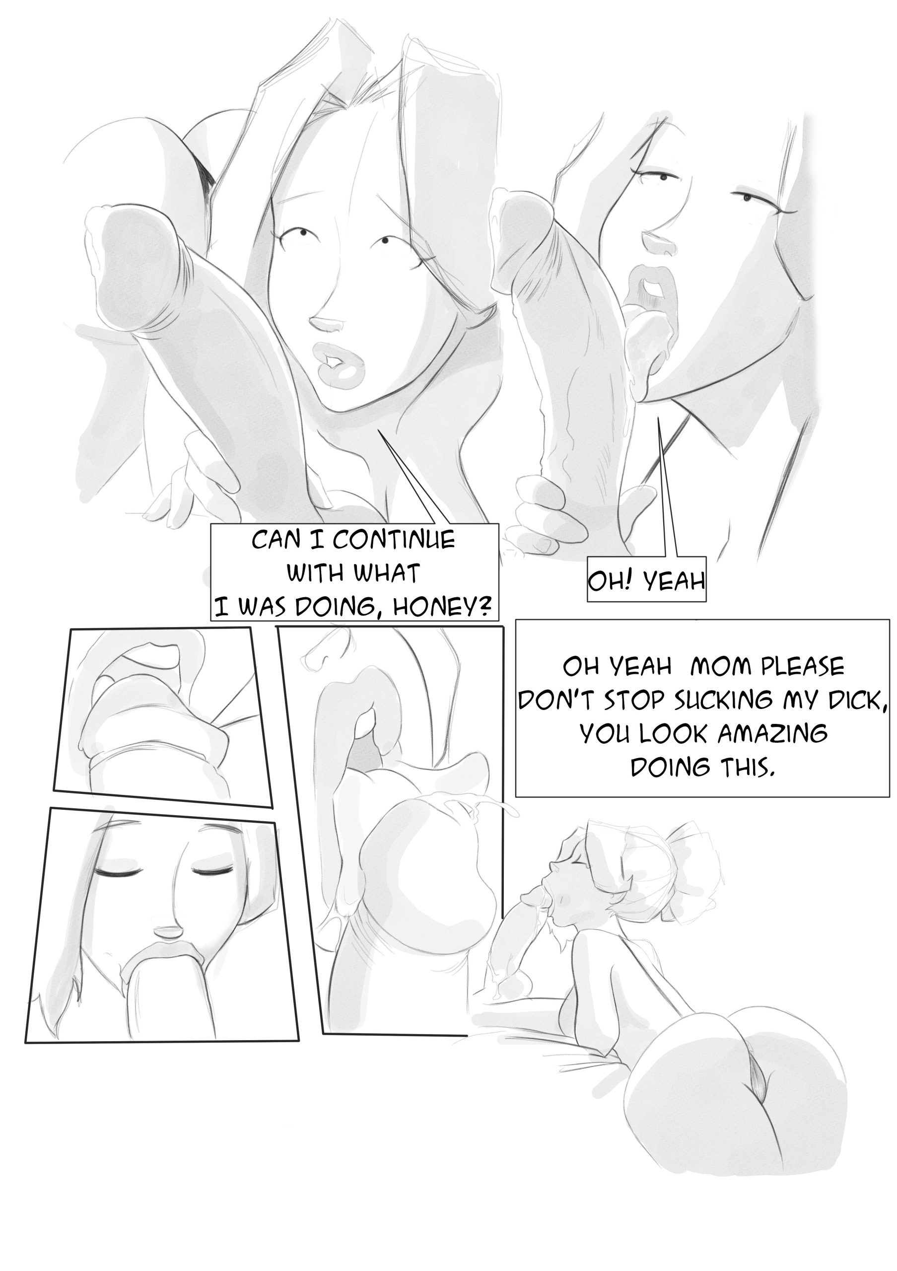 A Night With Mom porn comic picture 27