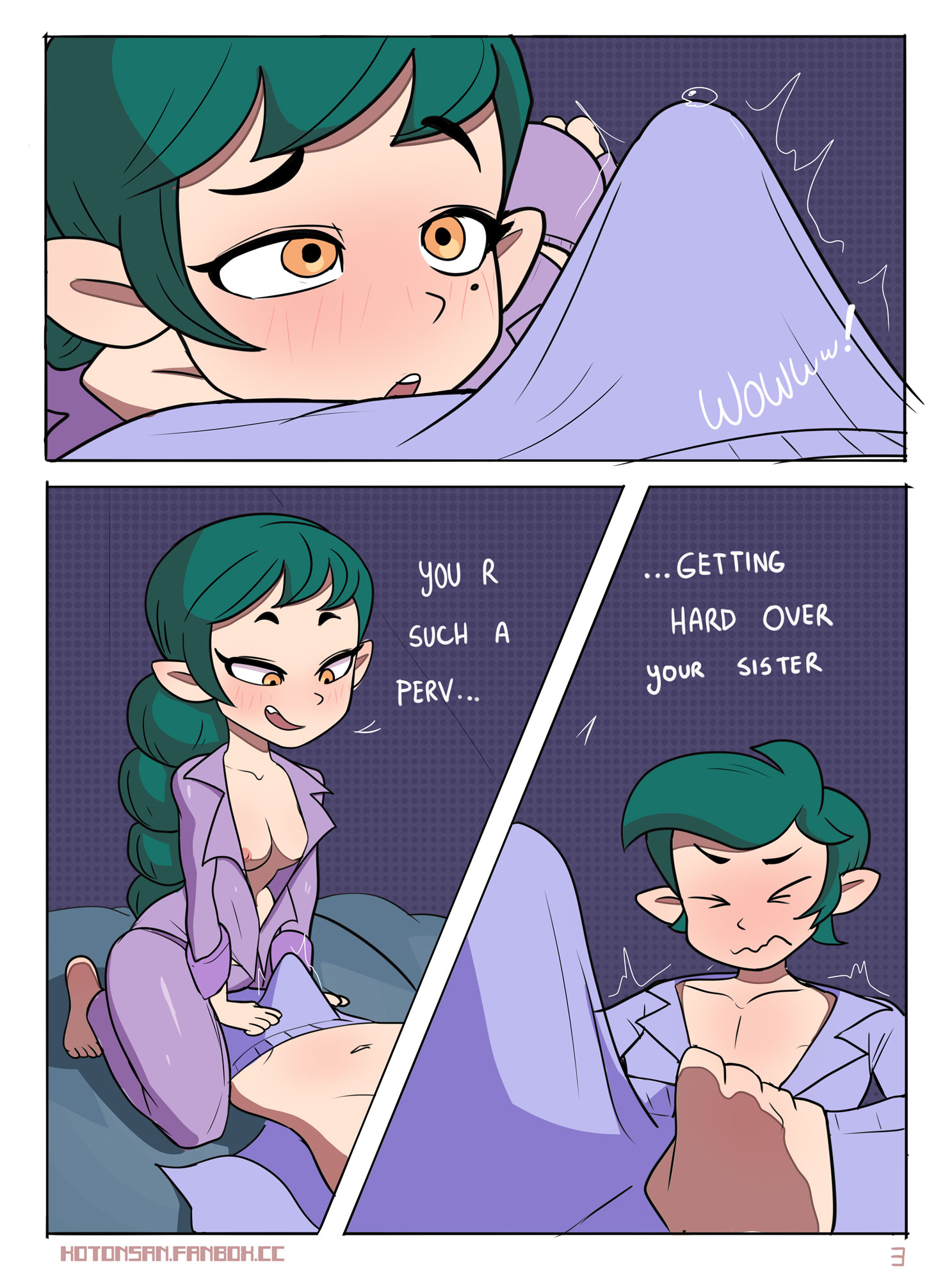 Sibblings Magical Night porn comic picture 3