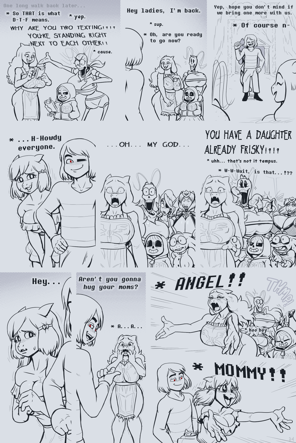 Under(her)tail Monster-GirlEdition 9 porn comic picture 36