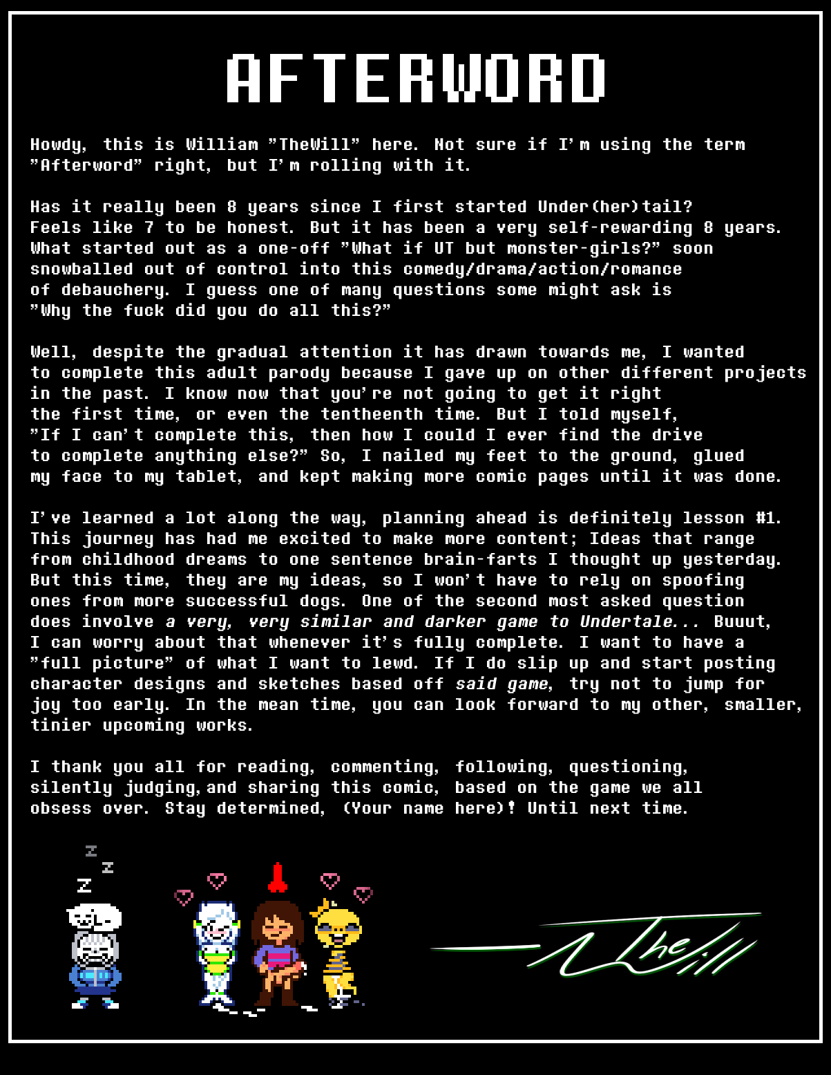 Under(her)tail Monster-GirlEdition 9 porn comic picture 46