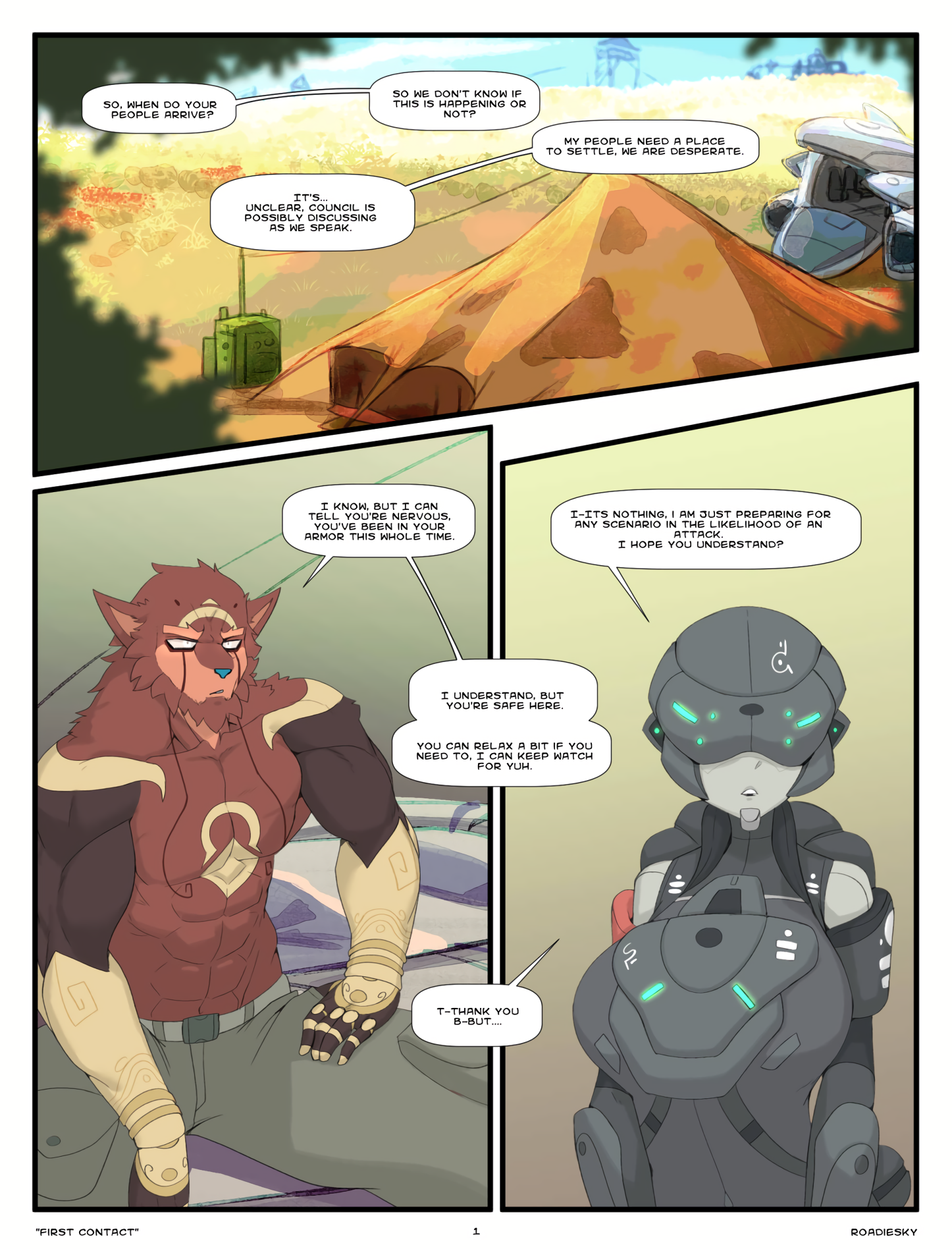 First Contact porn comic picture 3