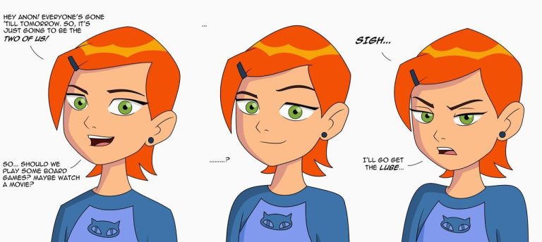 Alone with gwen porn comic picture 1