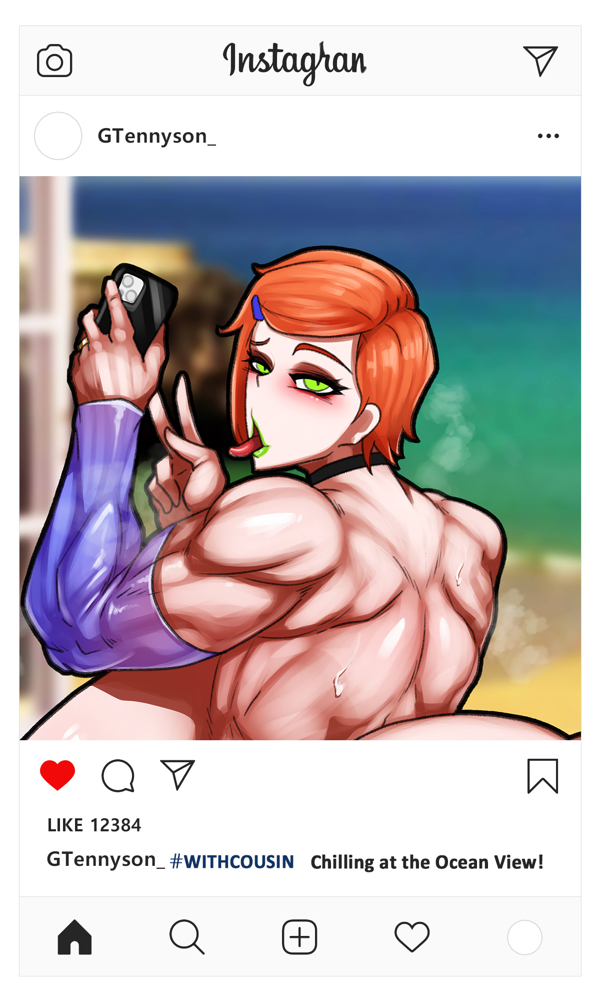 Gwen and ben on vacation porn comic picture 9