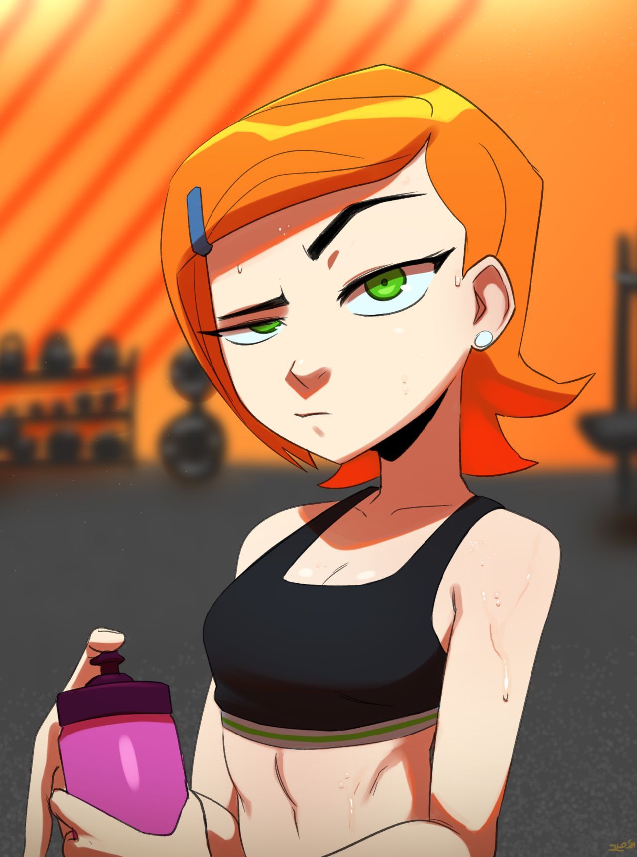 Gwen's lust porn comic picture 14
