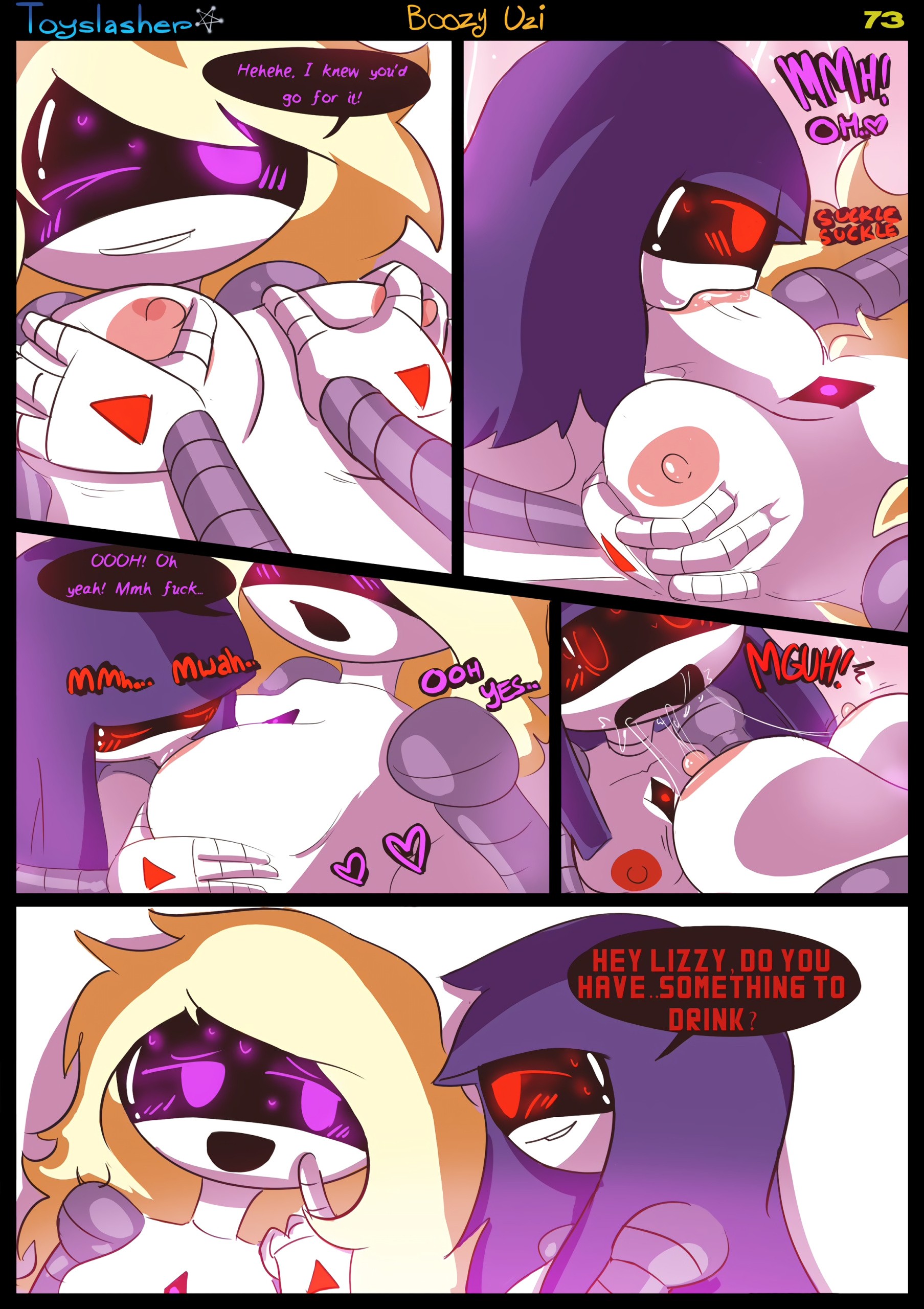 Boozy Uzi 2! porn comic picture 16