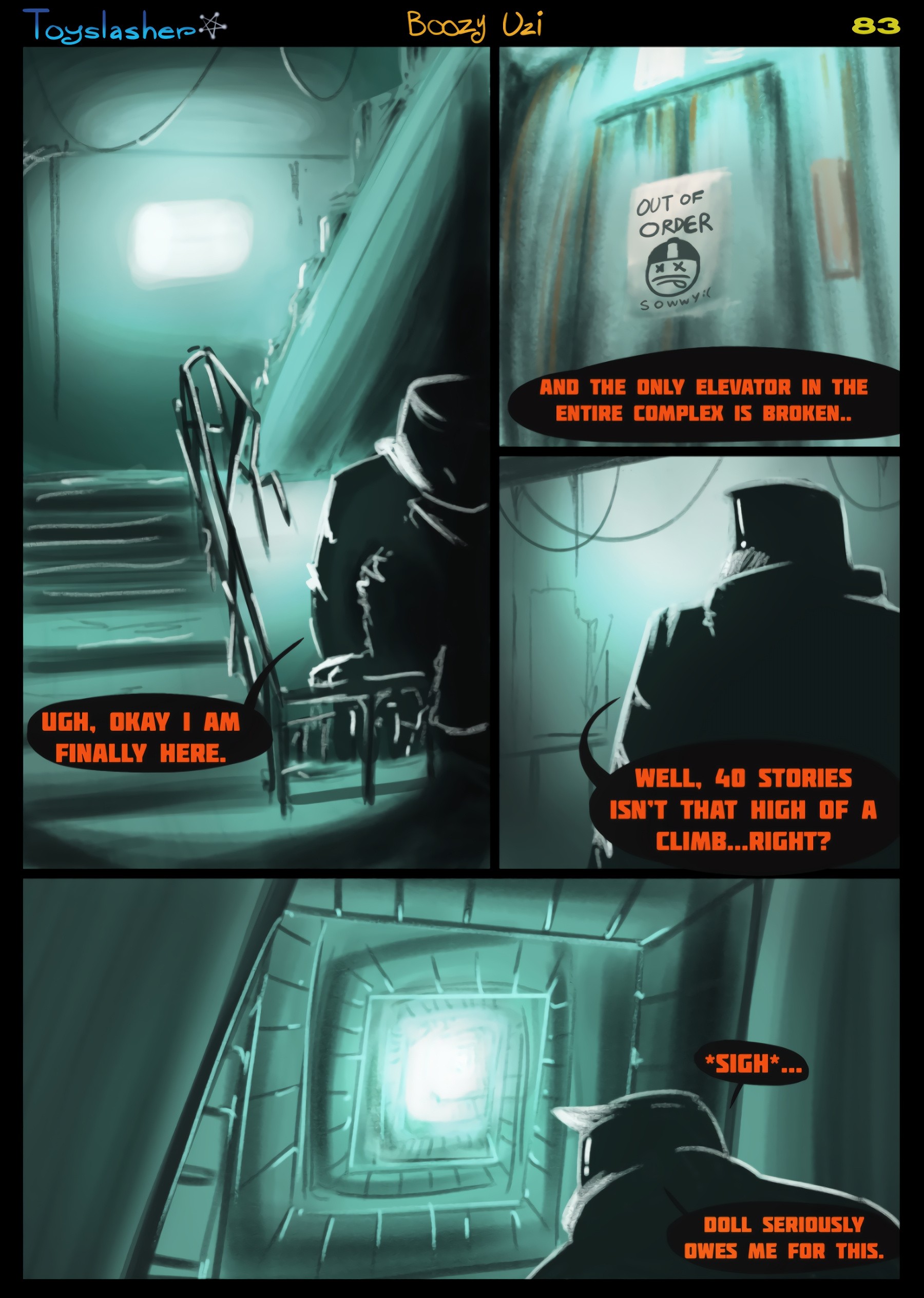 Boozy Uzi 2! porn comic picture 26