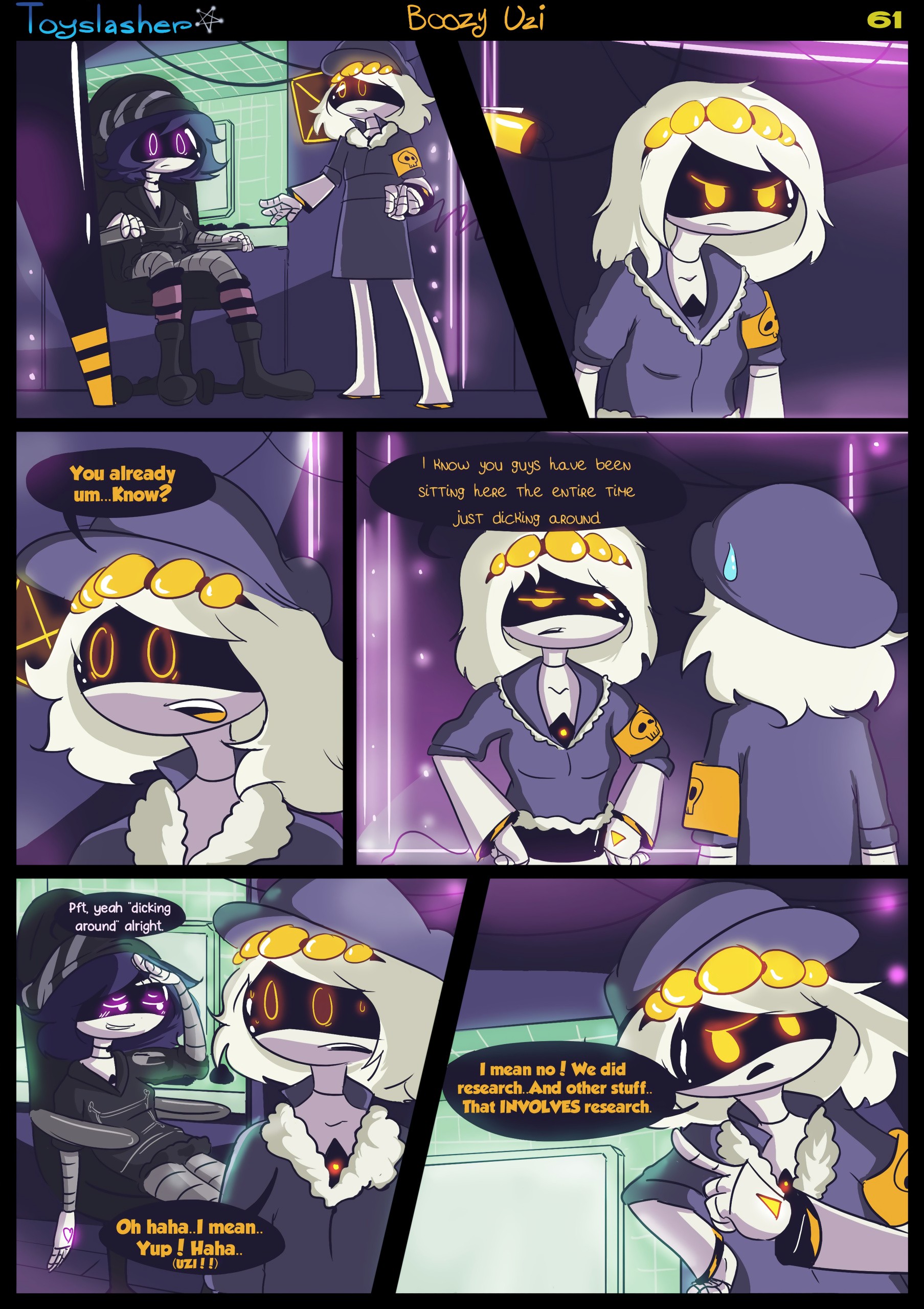 Boozy Uzi 2! porn comic picture 4