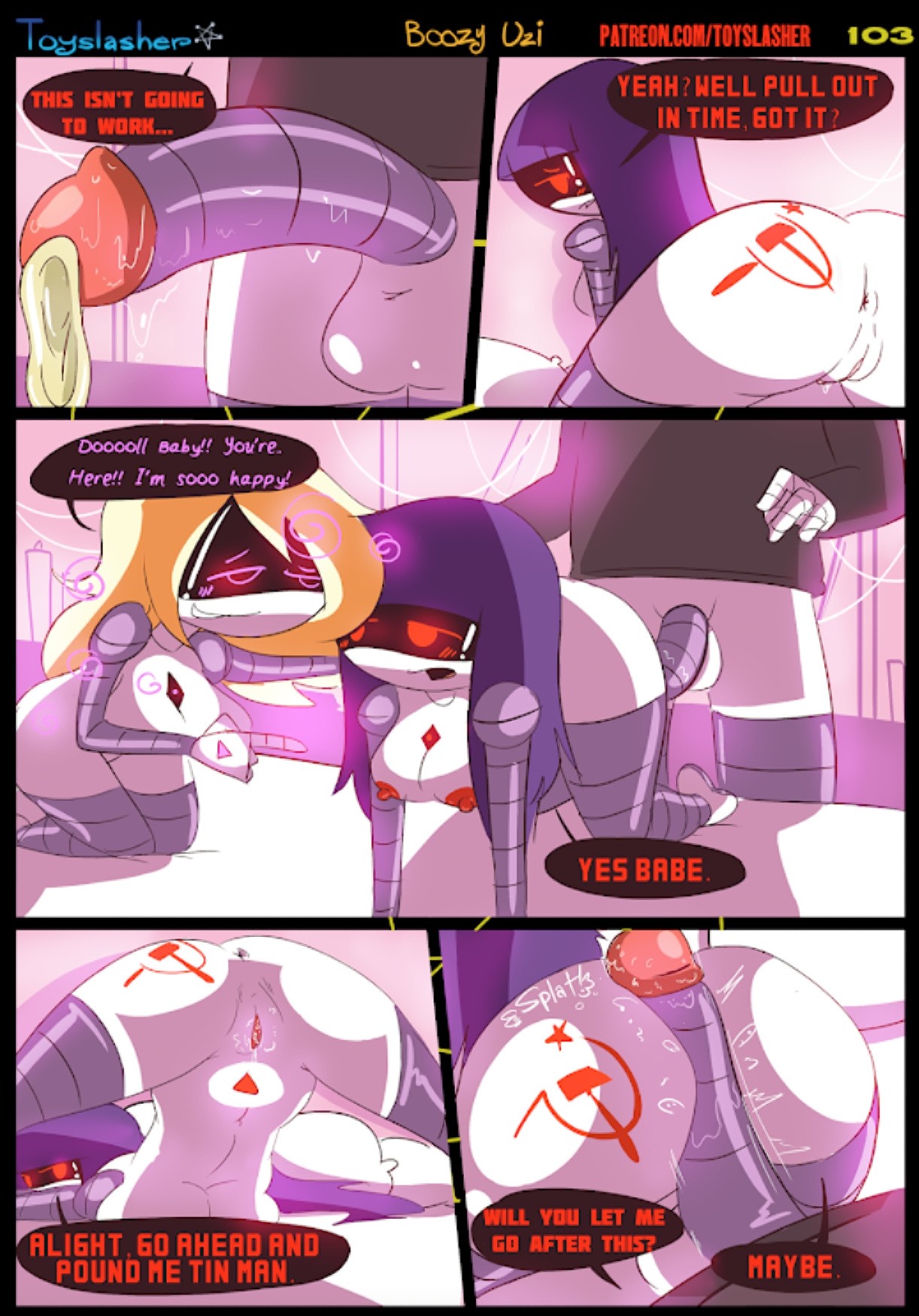 Boozy Uzi 2! porn comic picture 46