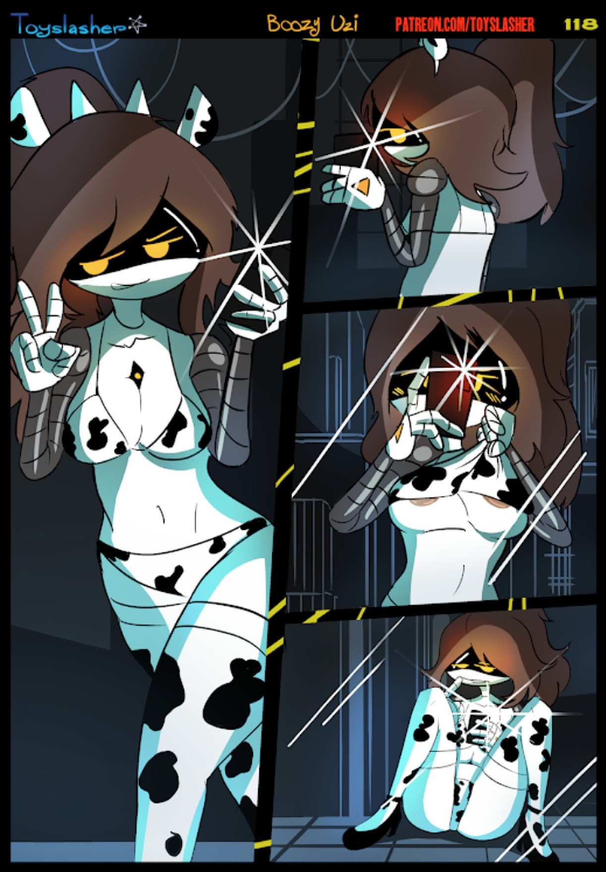 Boozy Uzi 2! porn comic picture 61